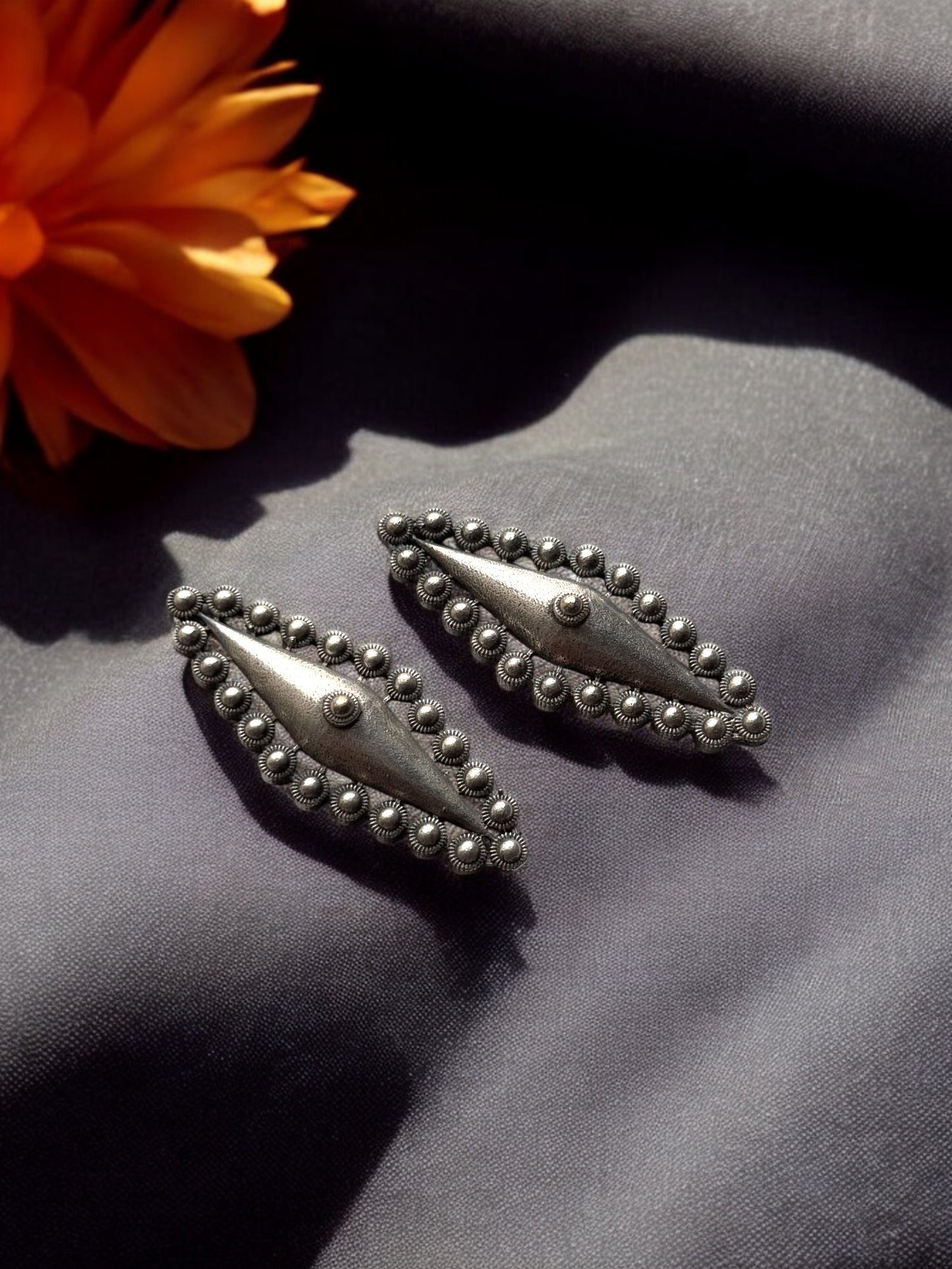 Premium Silver Replica Earrings