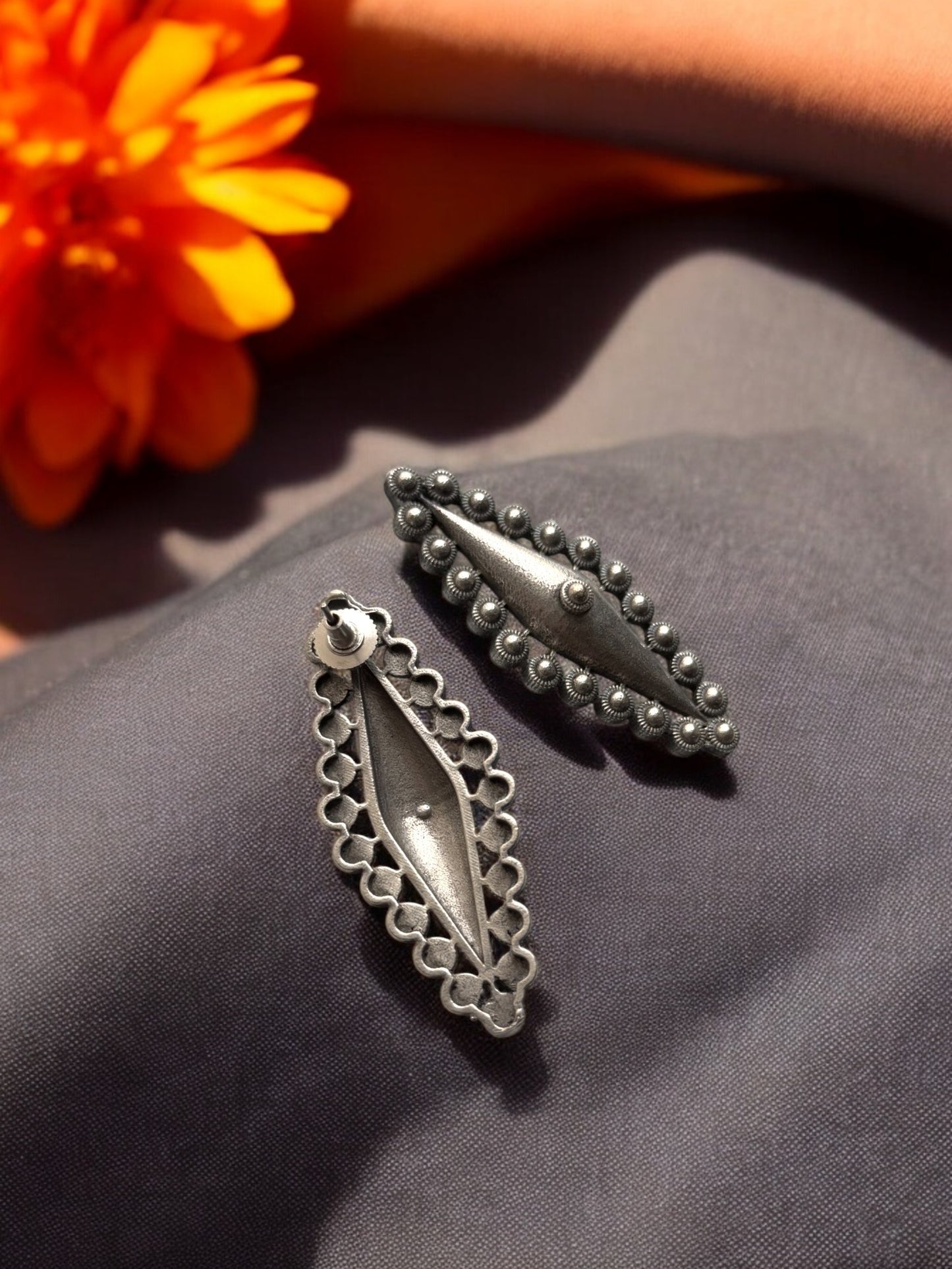 Premium Silver Replica Earrings