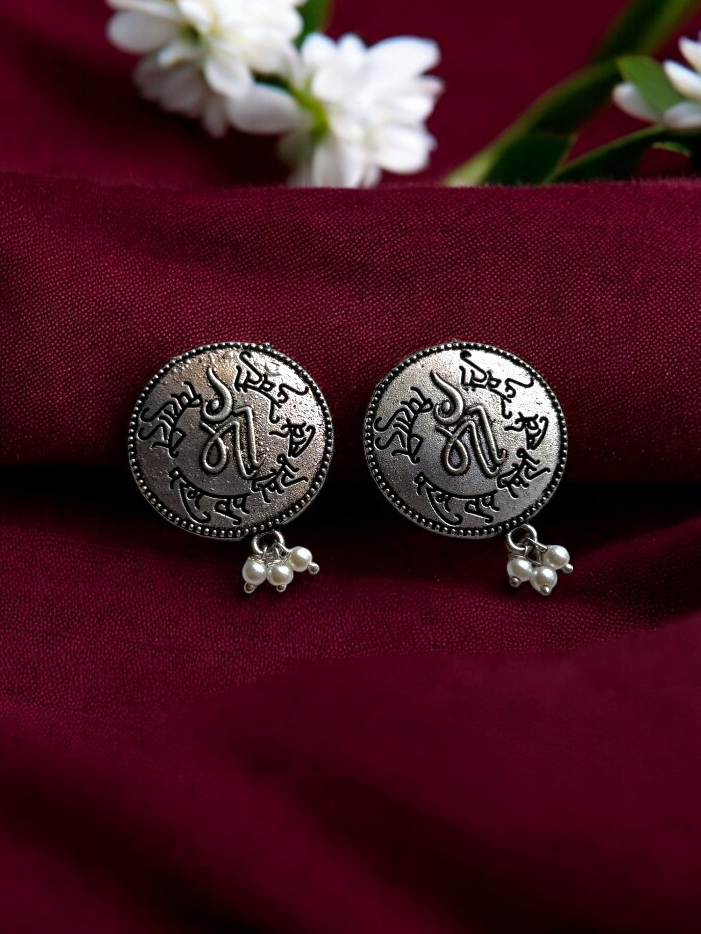 Silver Replica Lightweight Maa Stud