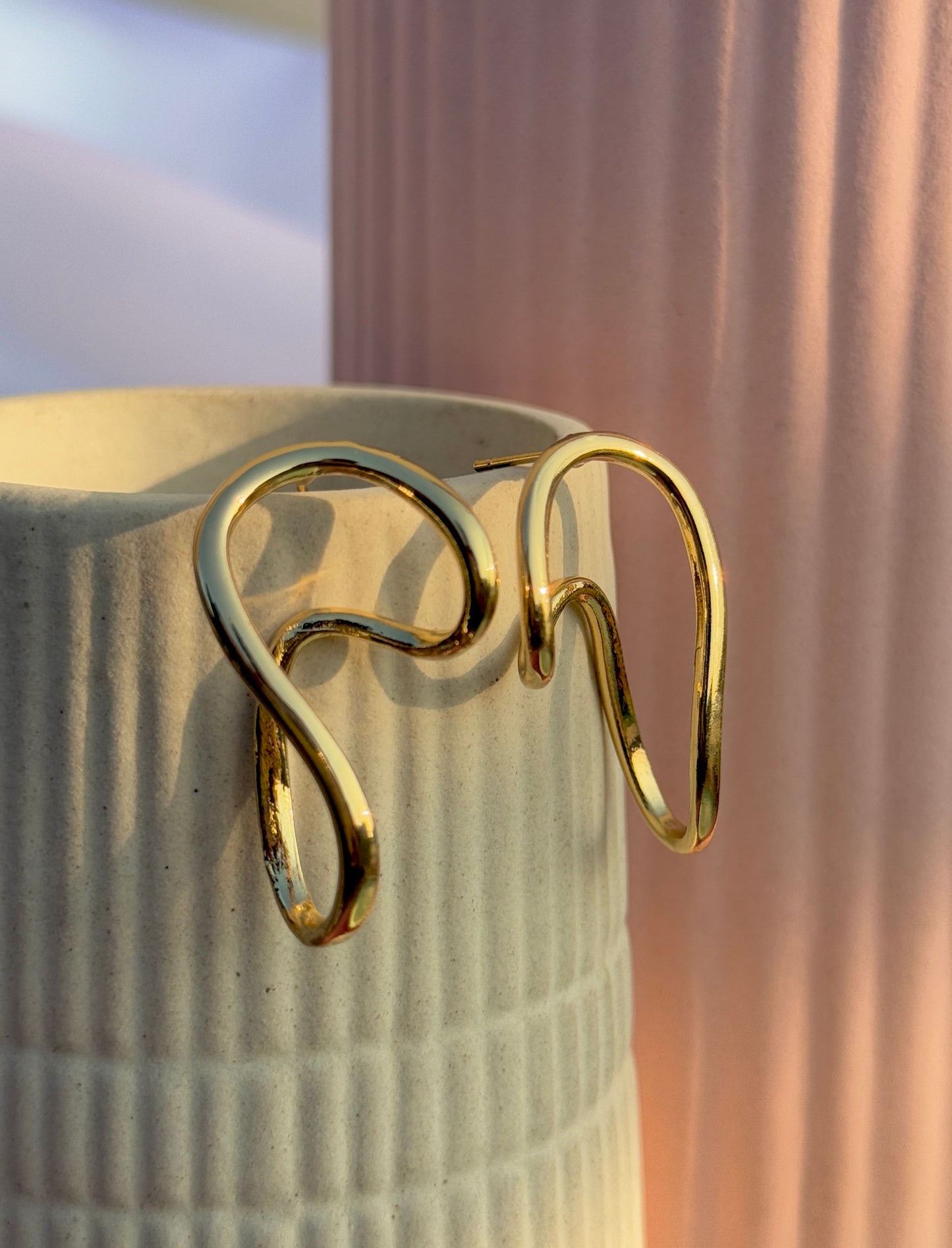 The Wave Collection Earrings | Anti-Tarnish