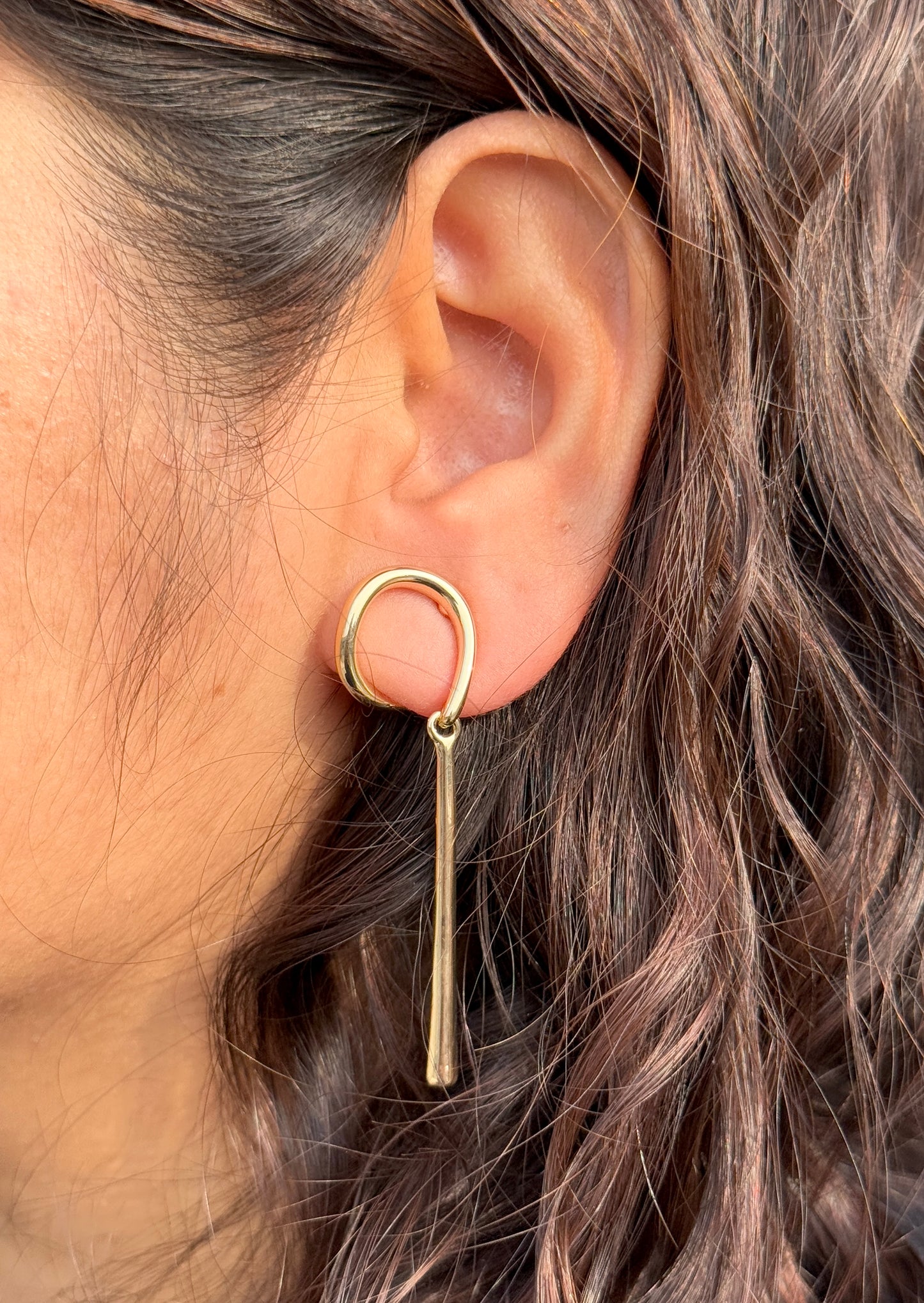 Aqua Drop Retro Earrings | Anti-Tarnish