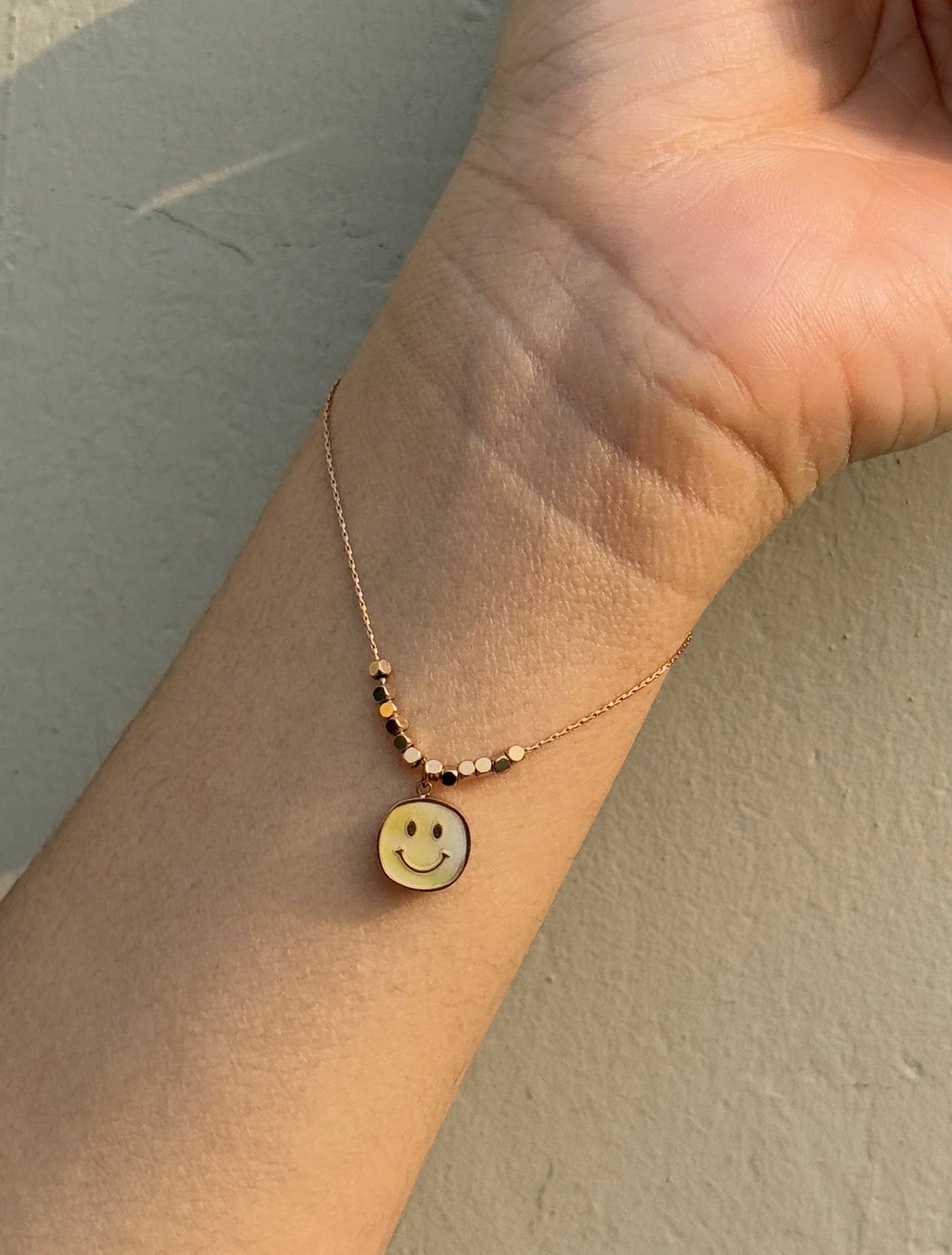Smiley Charm Anti-Tarnish Bracelets