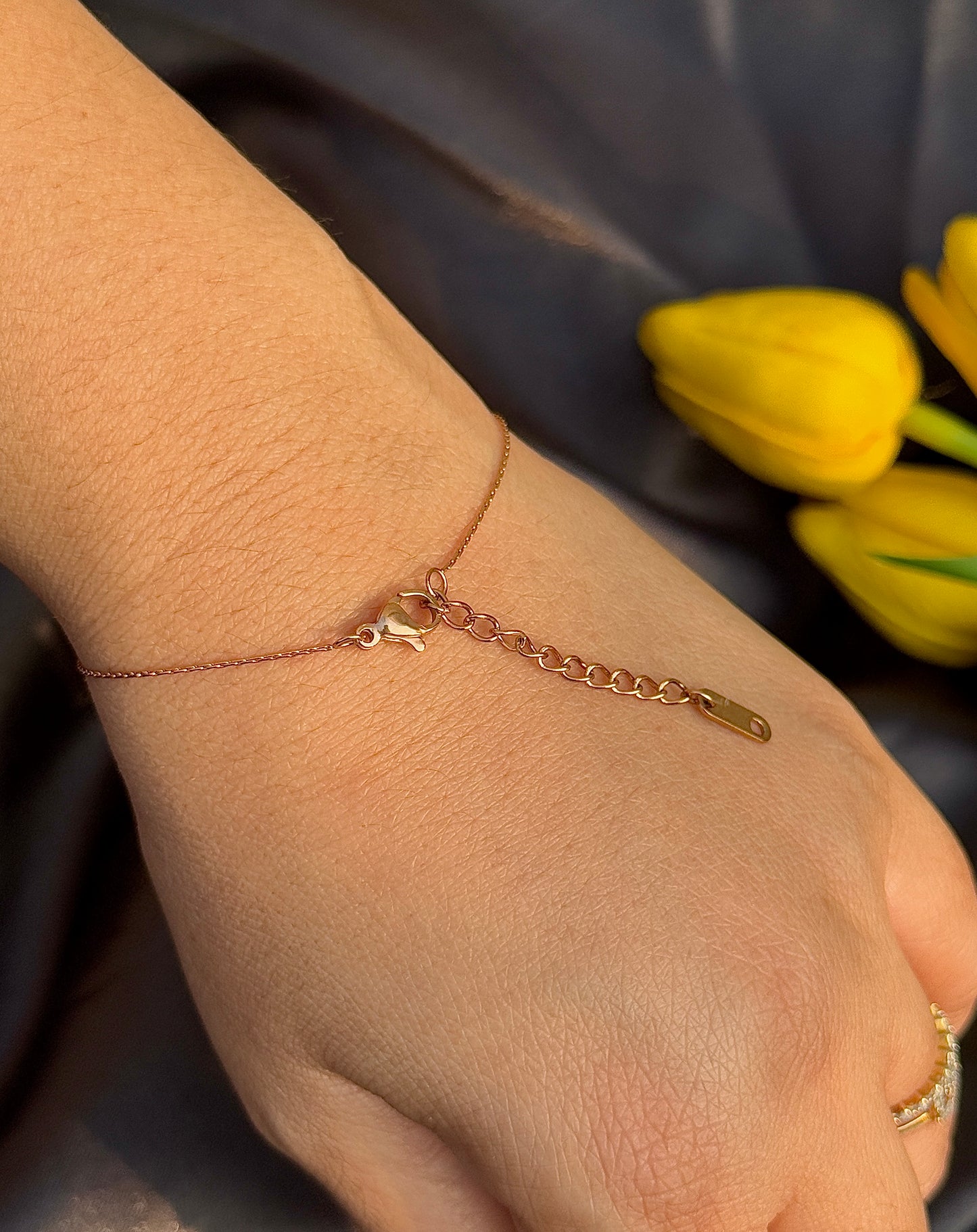 Smiley Charm Anti-Tarnish Bracelets
