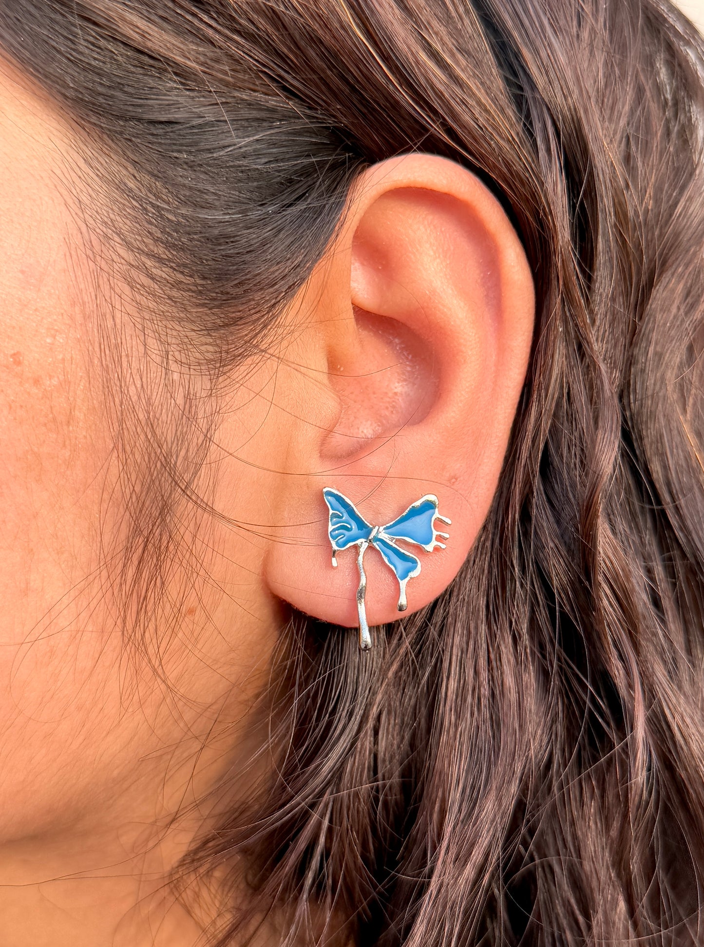 Anti-Tarnish Dual Butterfly Earrings