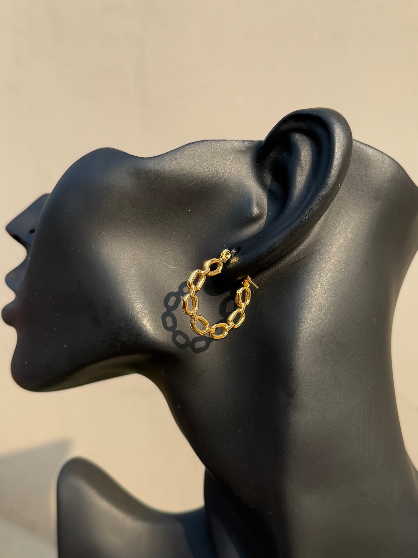 Anti-Tarnish Gold Plated Chain Earrings | Waterproof & Hypoallergenic