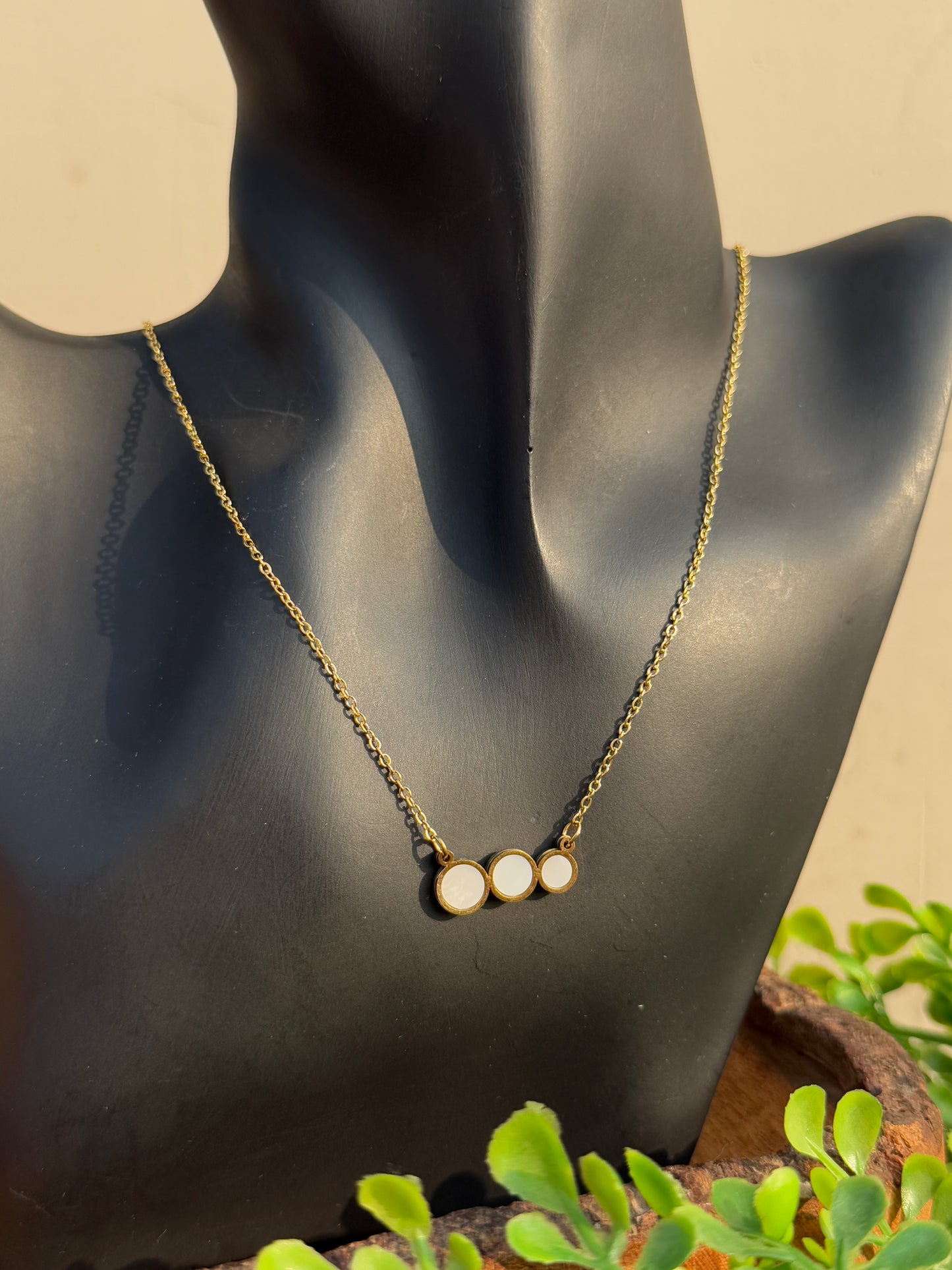 Trio Three Dot Necklace