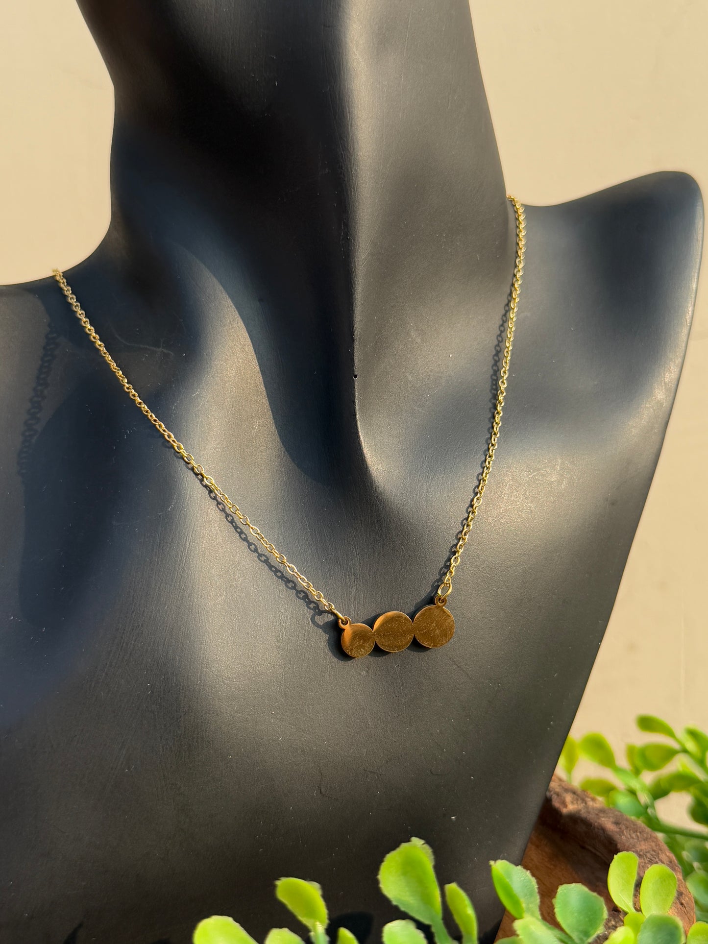 Trio Three Dot Necklace
