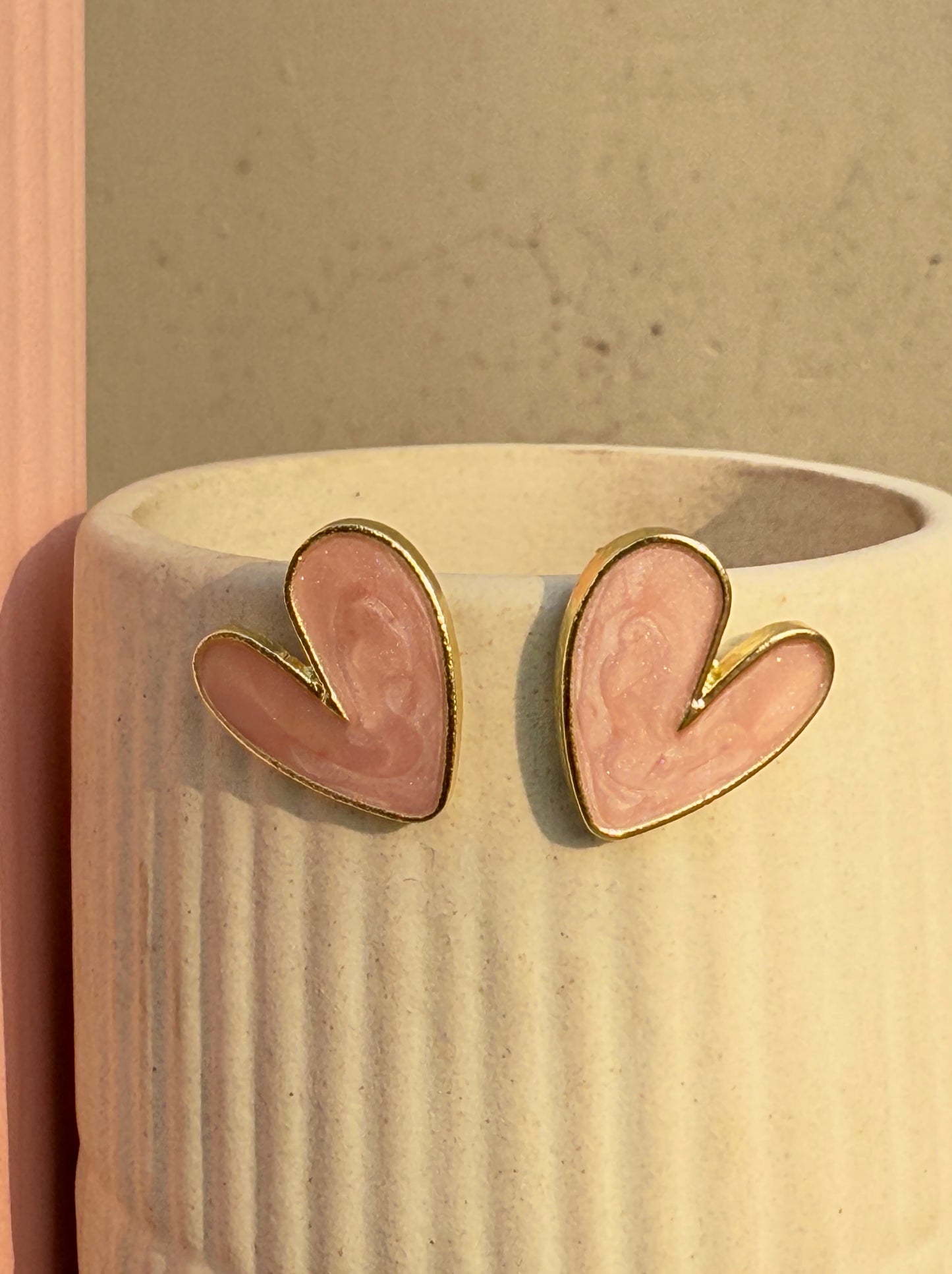 Love Anti-Tarnish Stud Earrings | Hypoallergenic & Waterproof