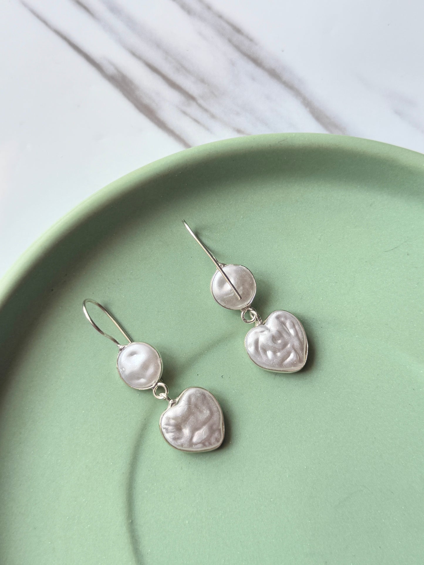 Dual Silk Stone Drop Earrings | Elegant & Timeless