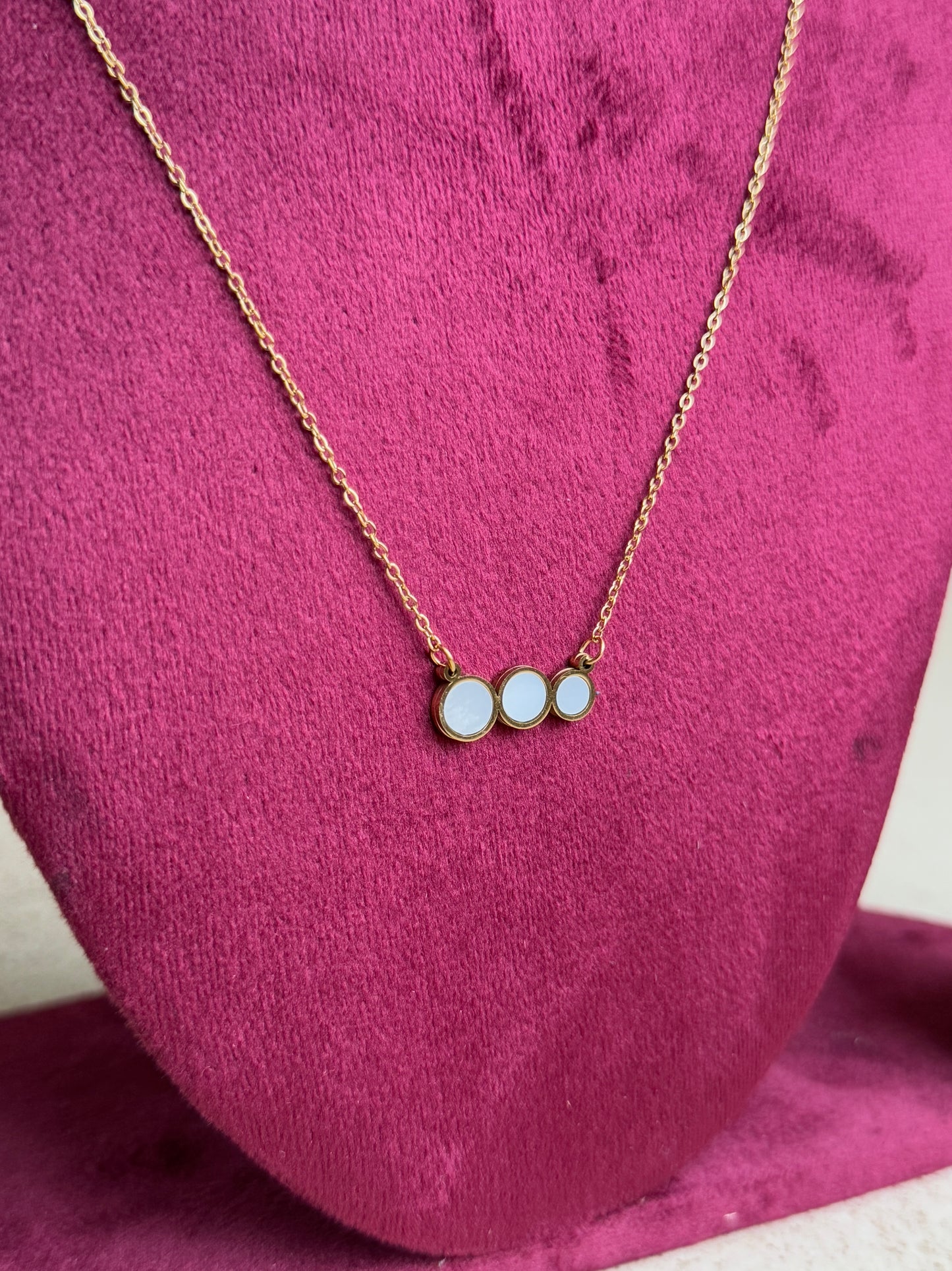 Trio Three Dot Necklace
