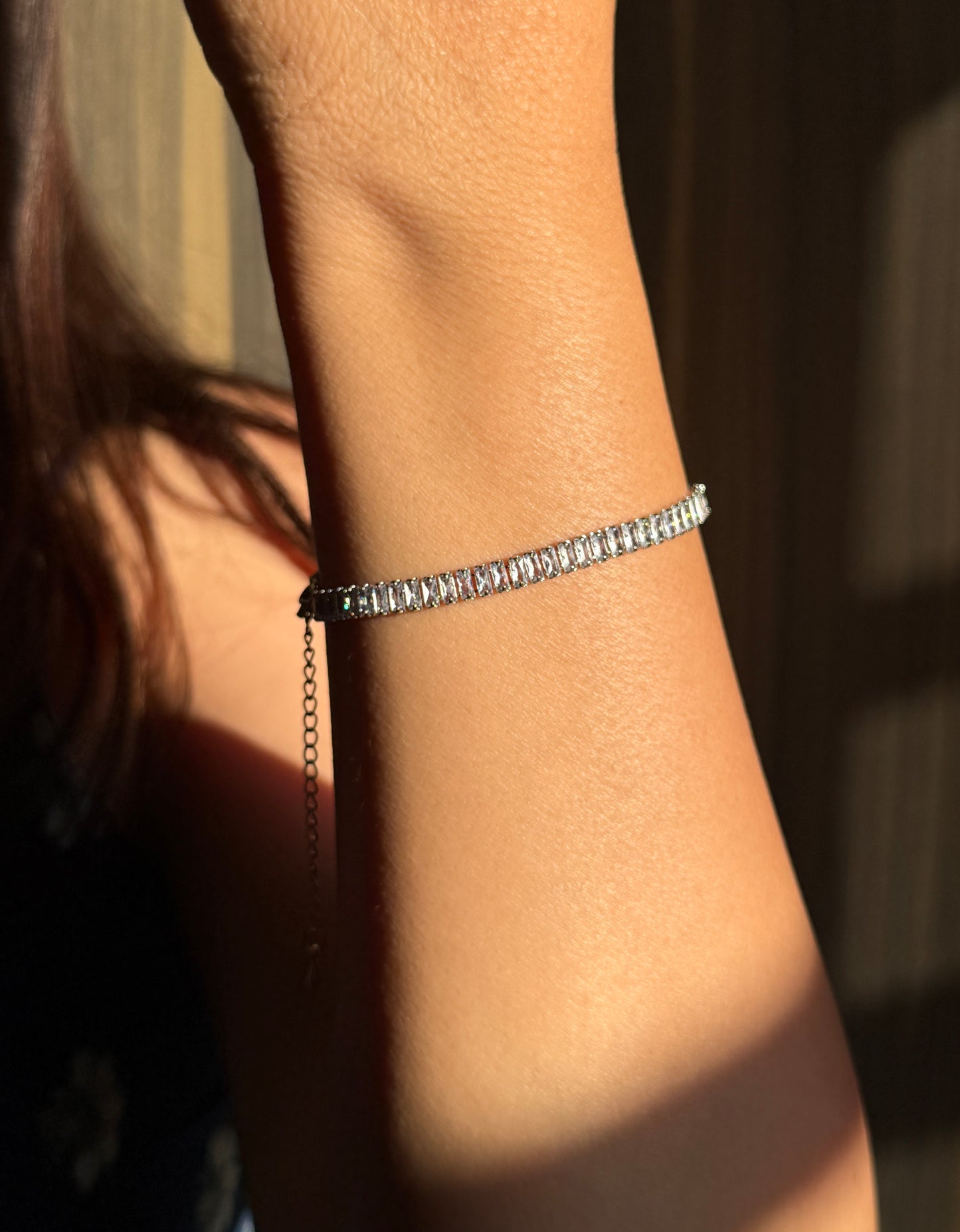 Minimalist Charm Anti-Tarnish Tennis Bracelet