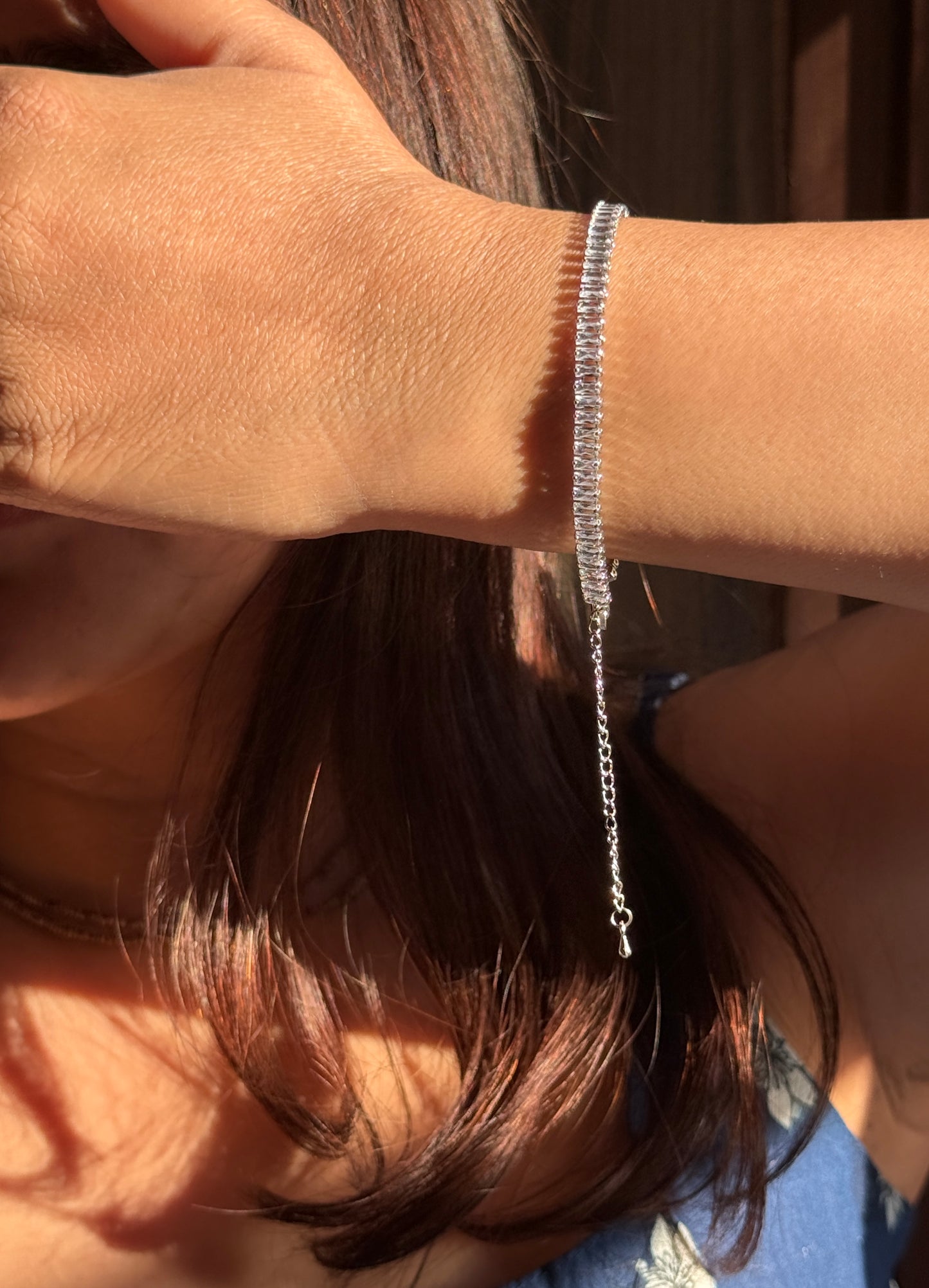 Minimalist Charm Anti-Tarnish Tennis Bracelet