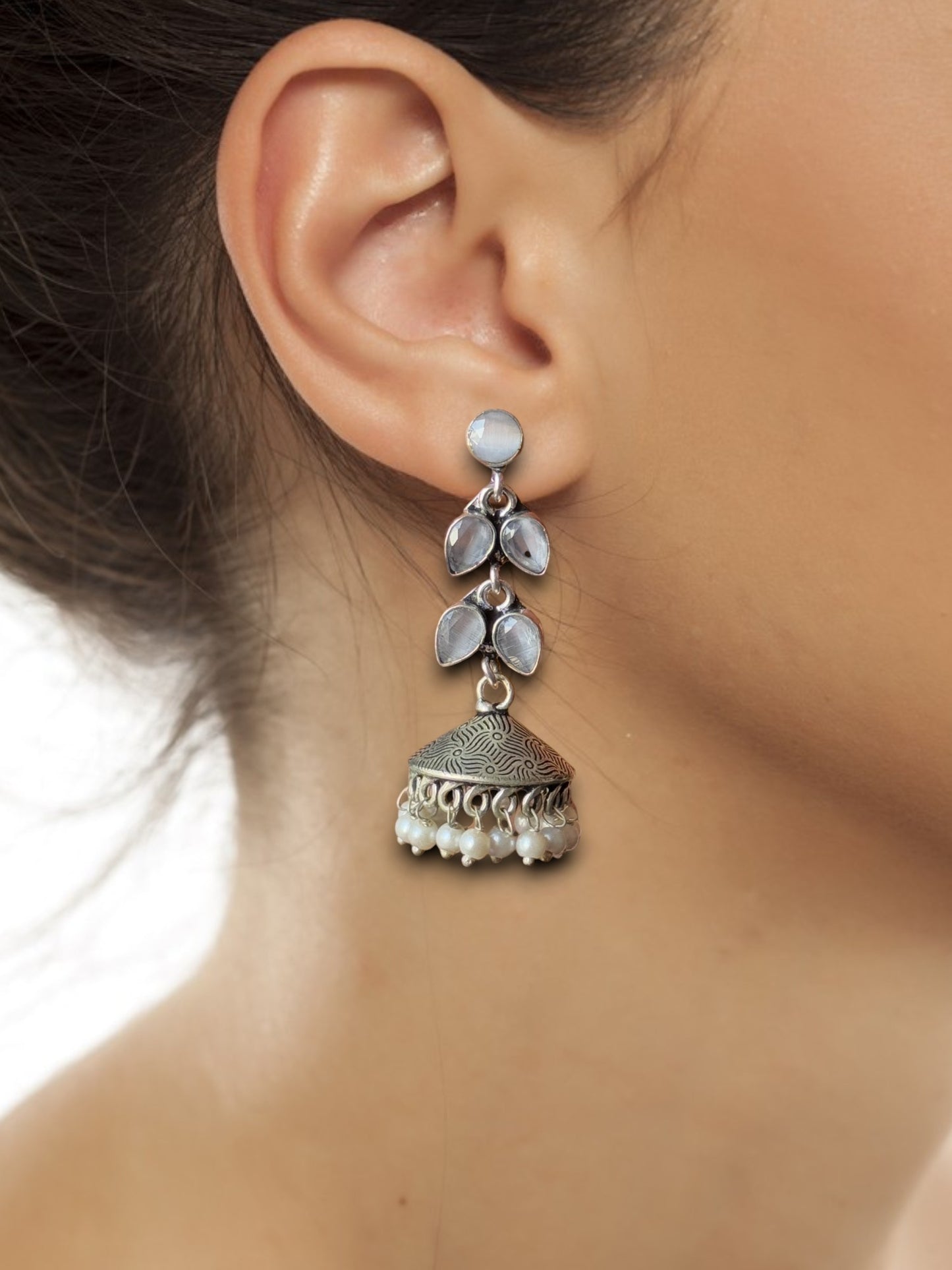 Silver Lookalike Jhumki