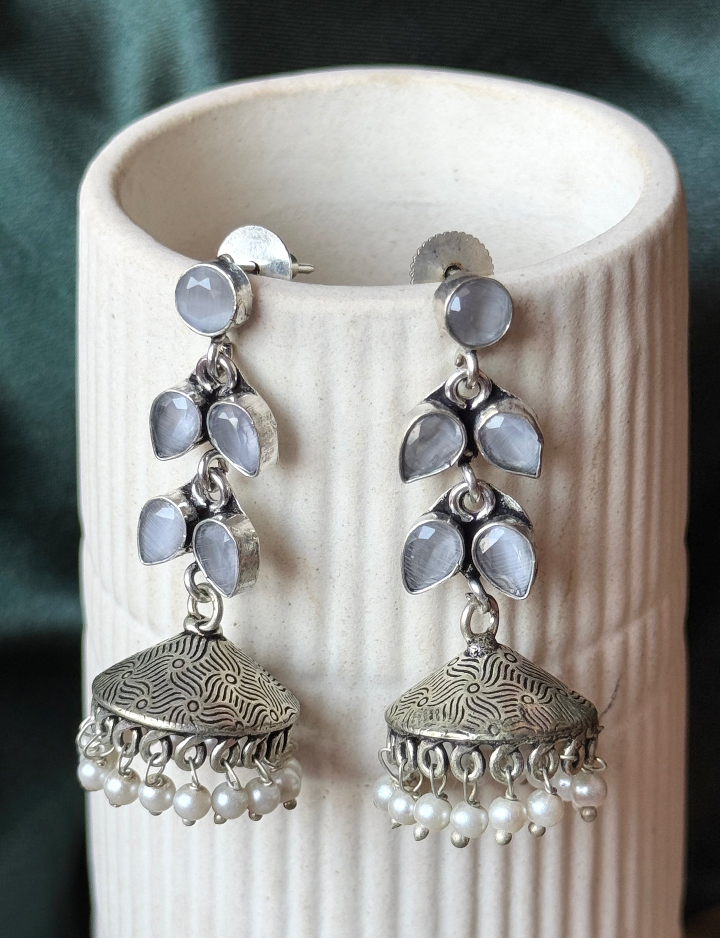 Silver Lookalike Jhumki