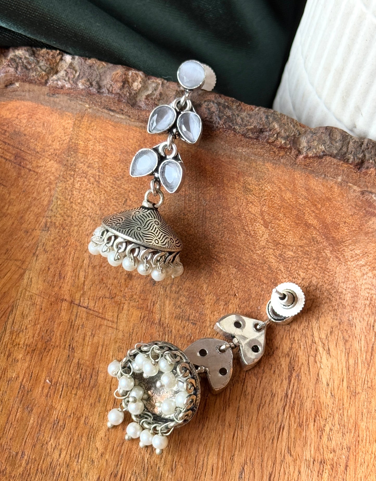 Silver Lookalike Jhumki