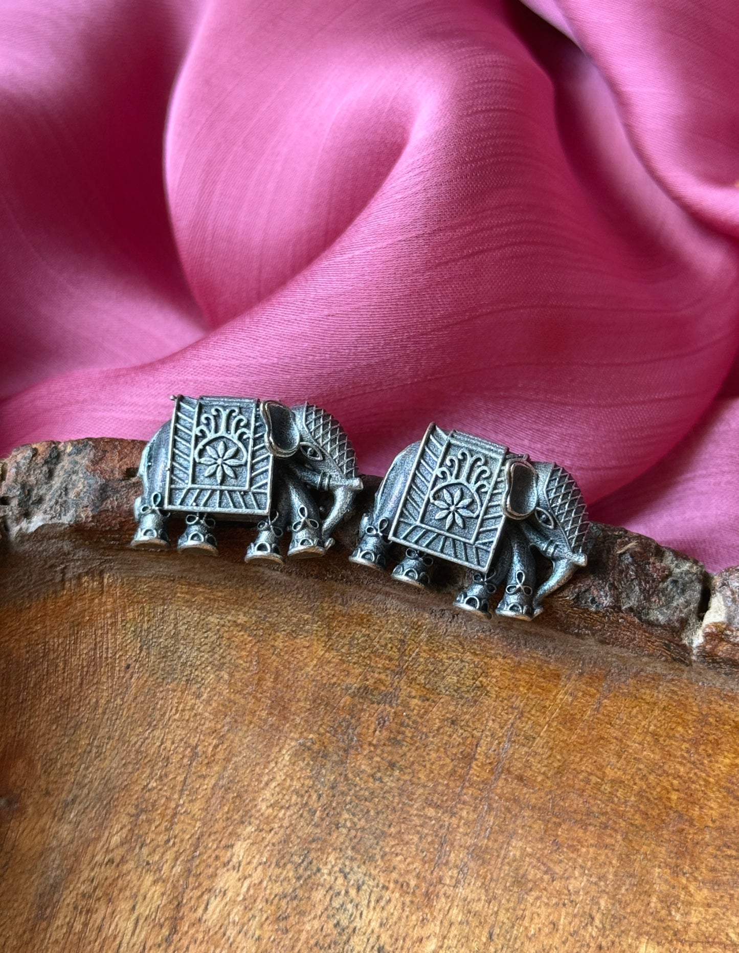 Sterling Silver Elephant Drop Hook Earrings | 925 Sterling Silver