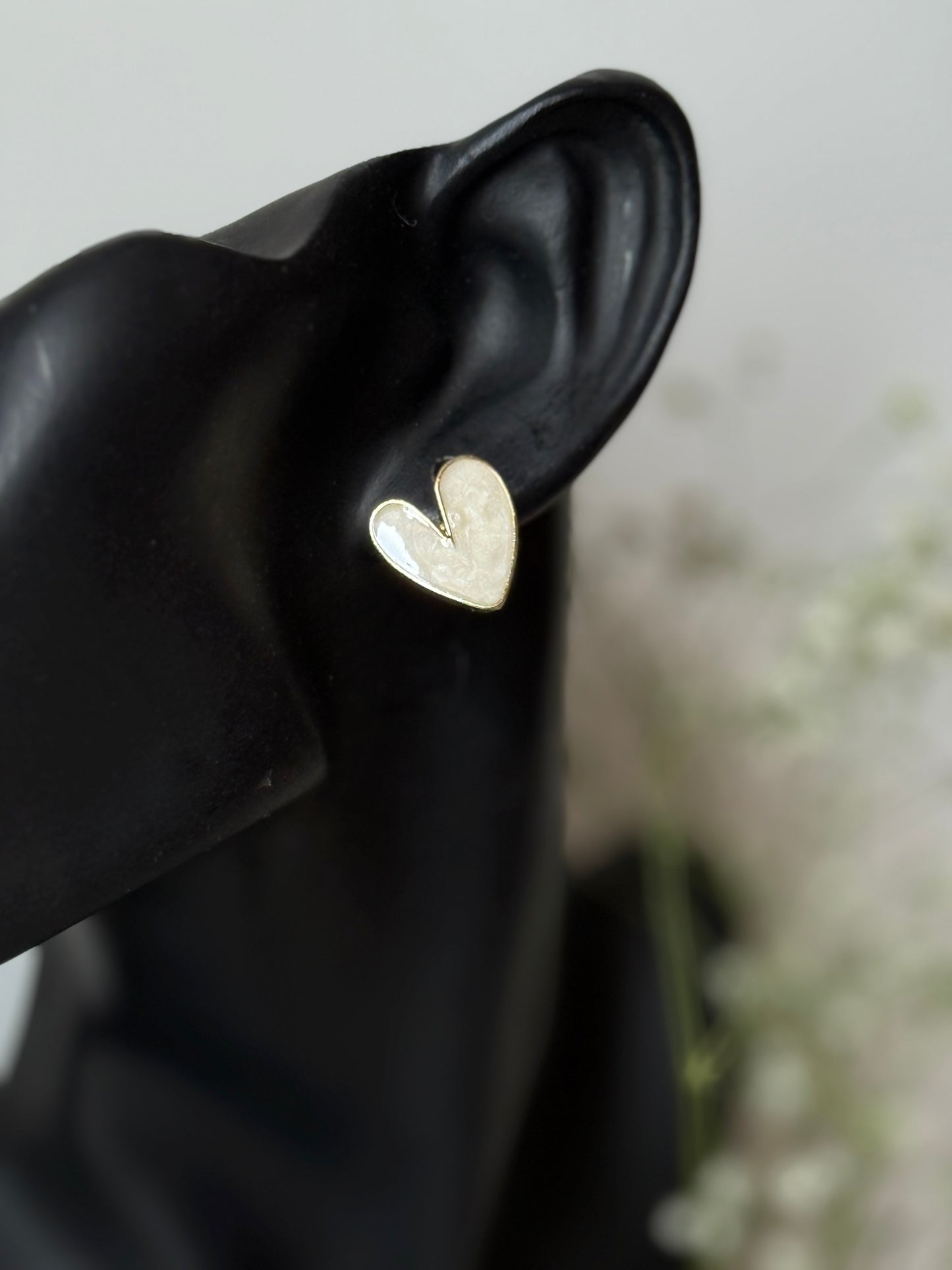 Love Anti-Tarnish Stud Earrings | Hypoallergenic & Waterproof
