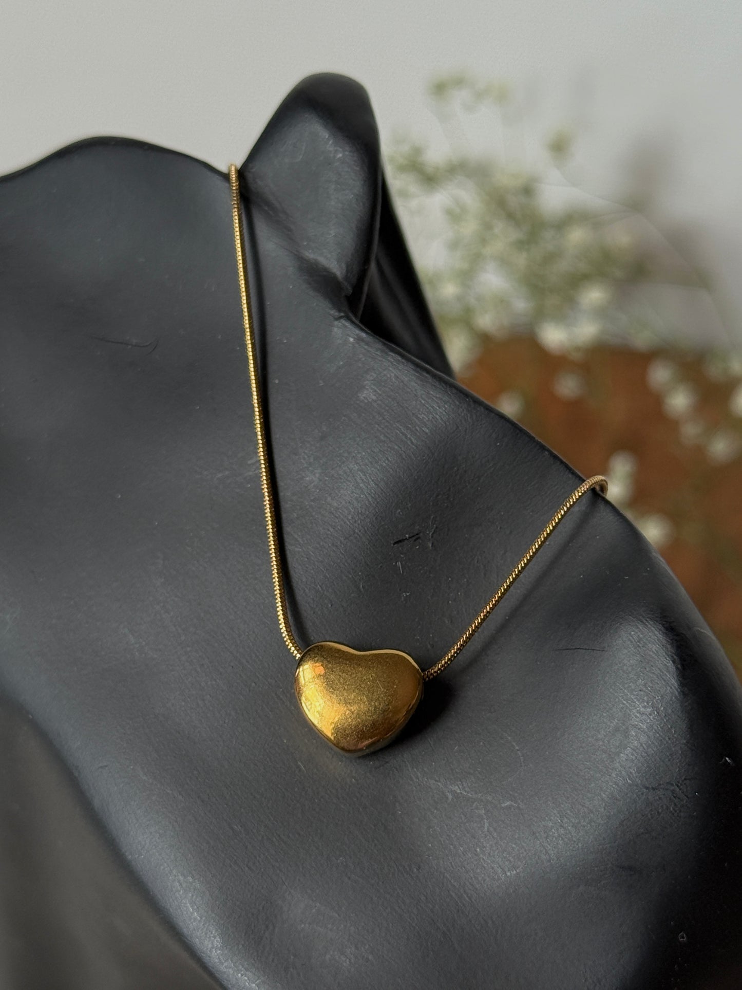 Minimalist Heart Anti-Tarnish Pendant