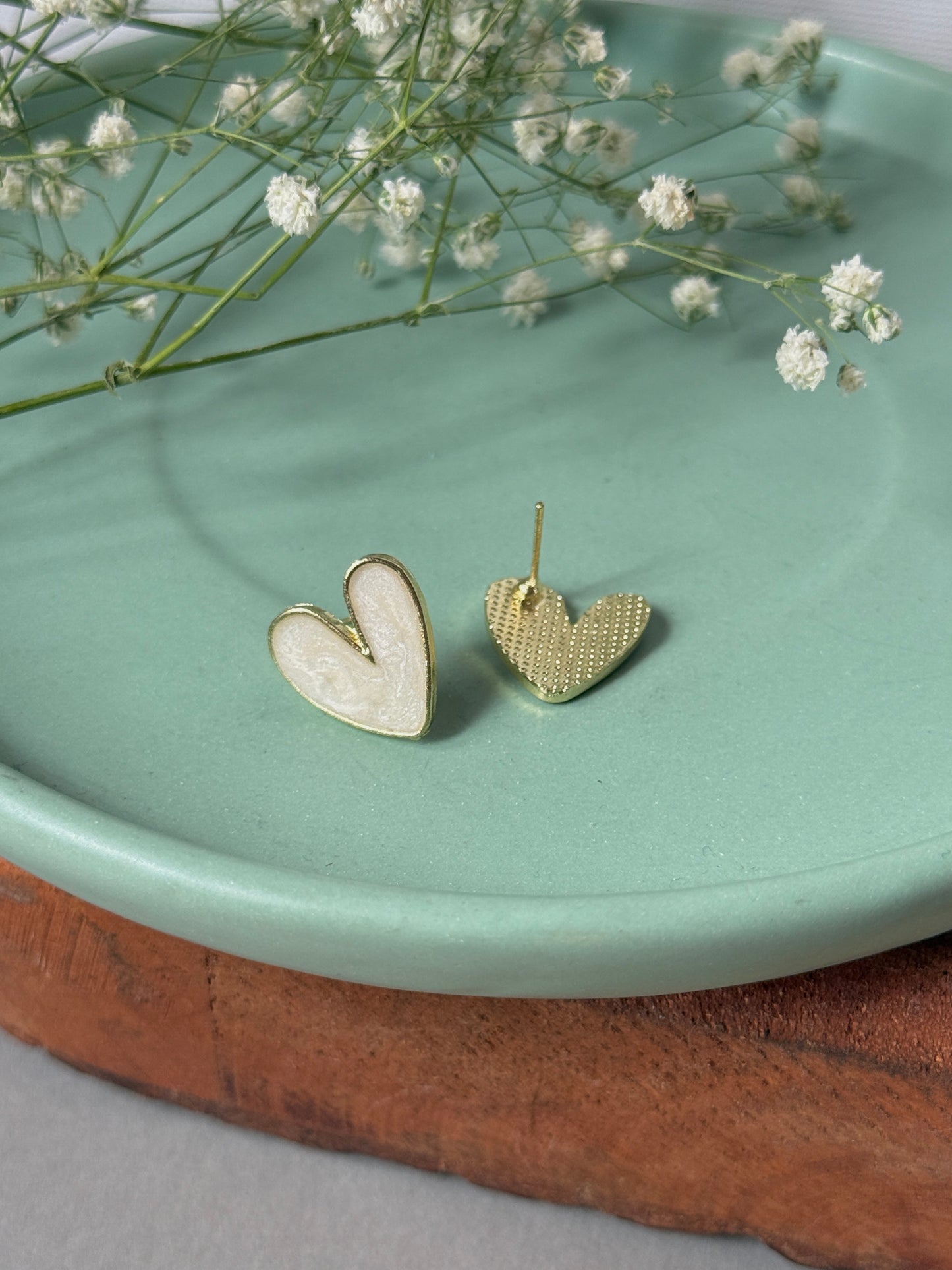 Love Anti-Tarnish Stud Earrings | Hypoallergenic & Waterproof
