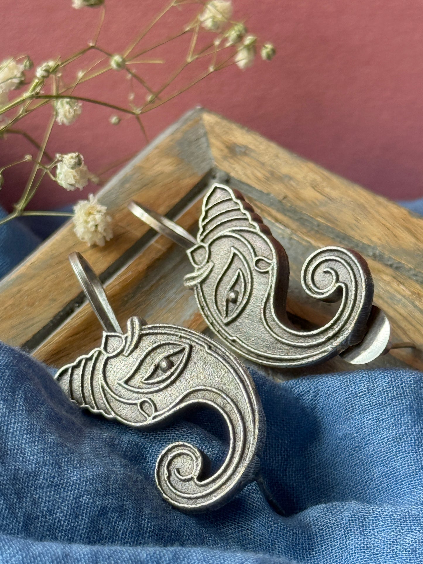 Ganeshji Inspired Ear Cuff
