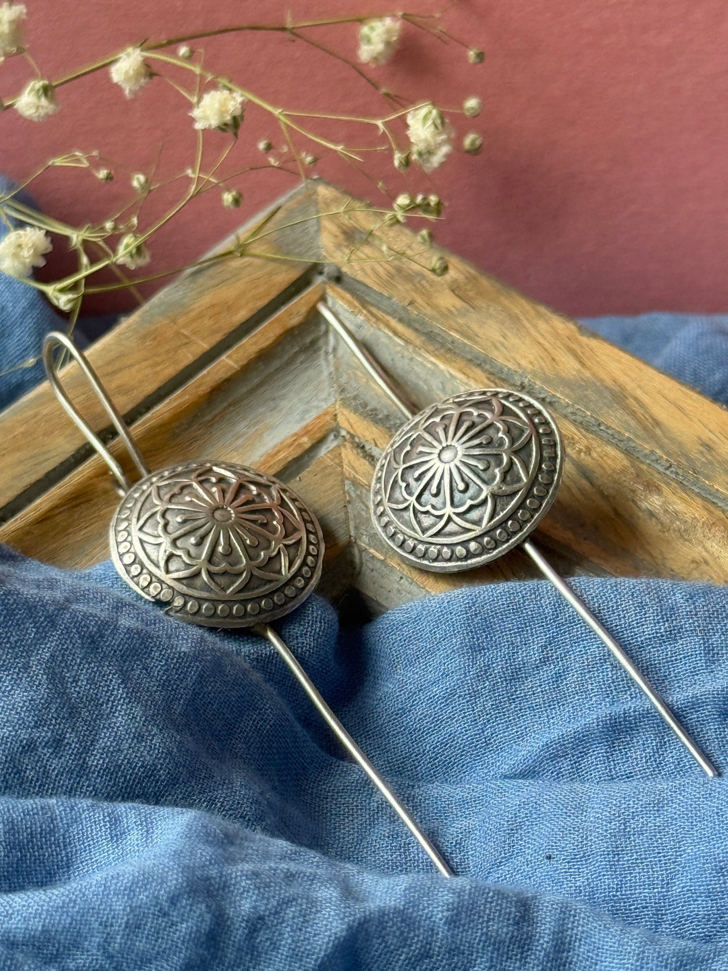In-Ear Round Self-Engraved Ear Cuff
