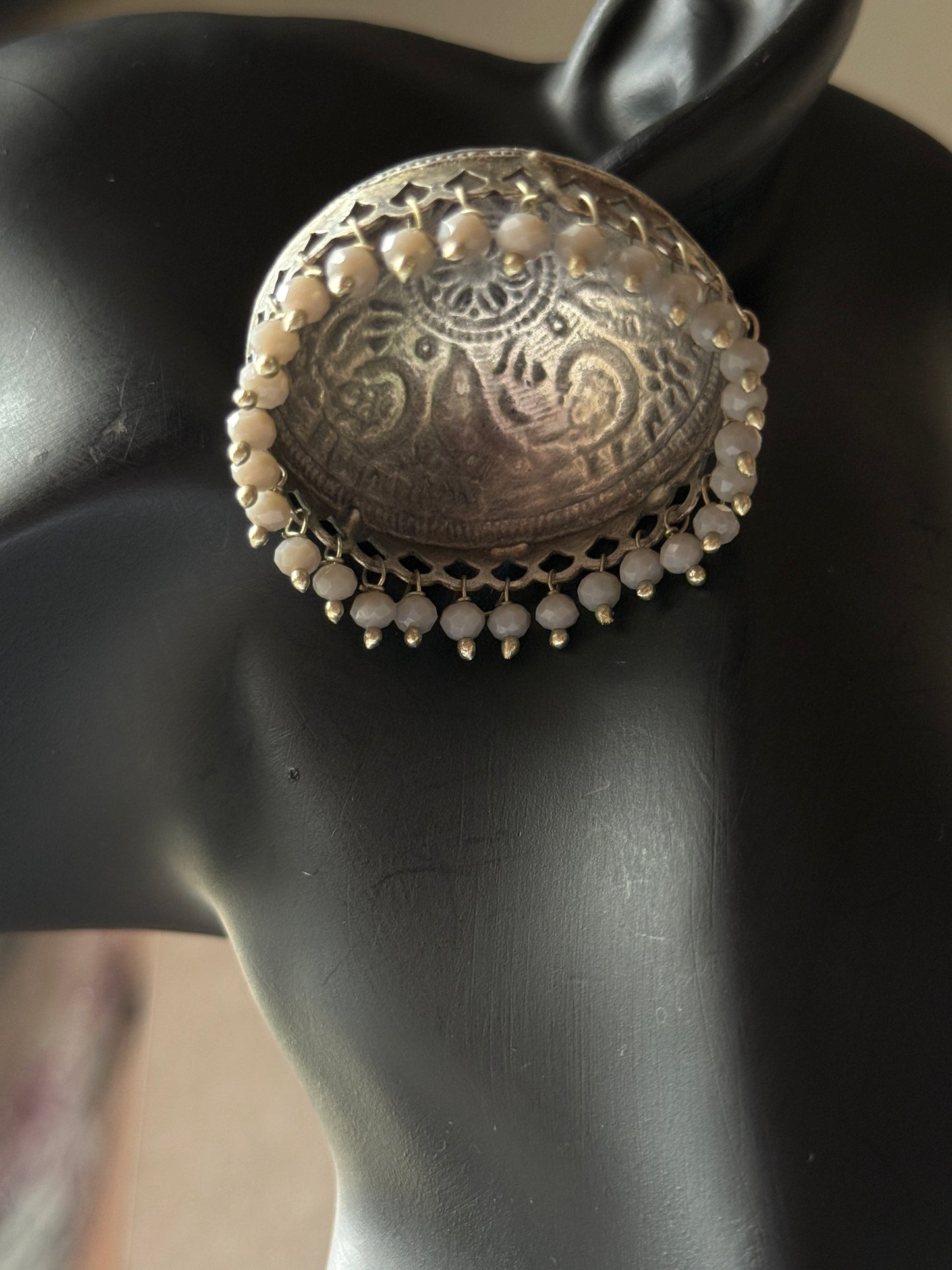 Lightweight Engraved Jhumkas