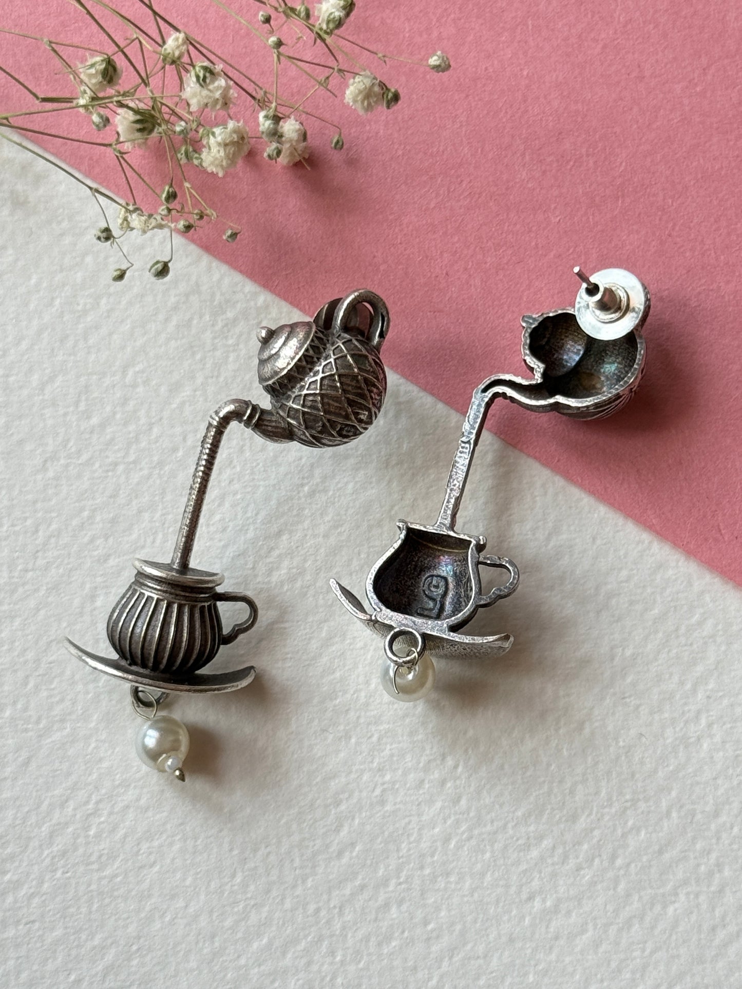 Tea Kettle Inspired Earrings