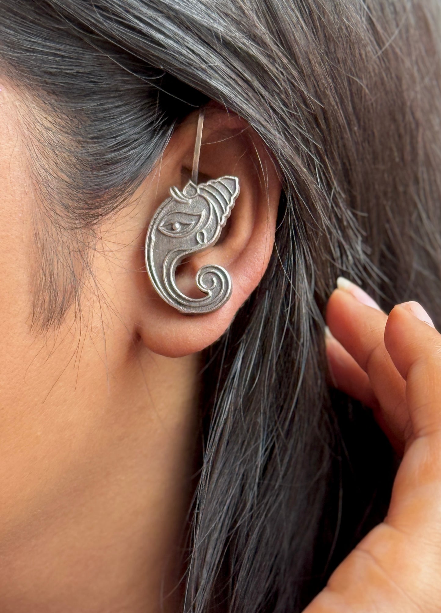 Ganeshji Inspired Ear Cuff