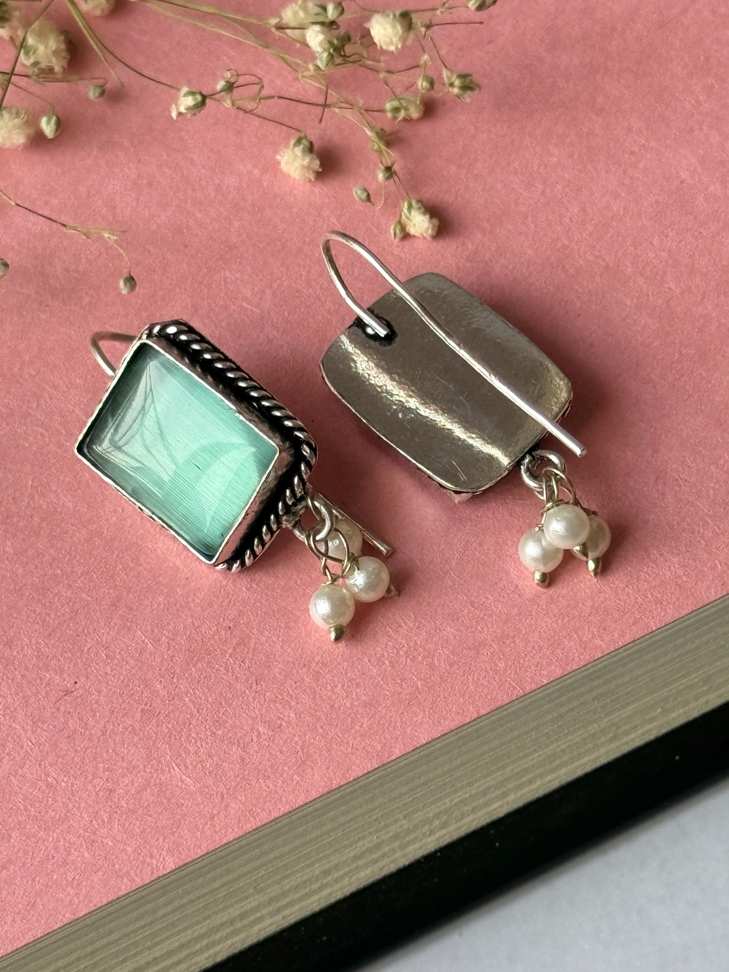 Silver Lookalike Daily Wear Hook Earrings