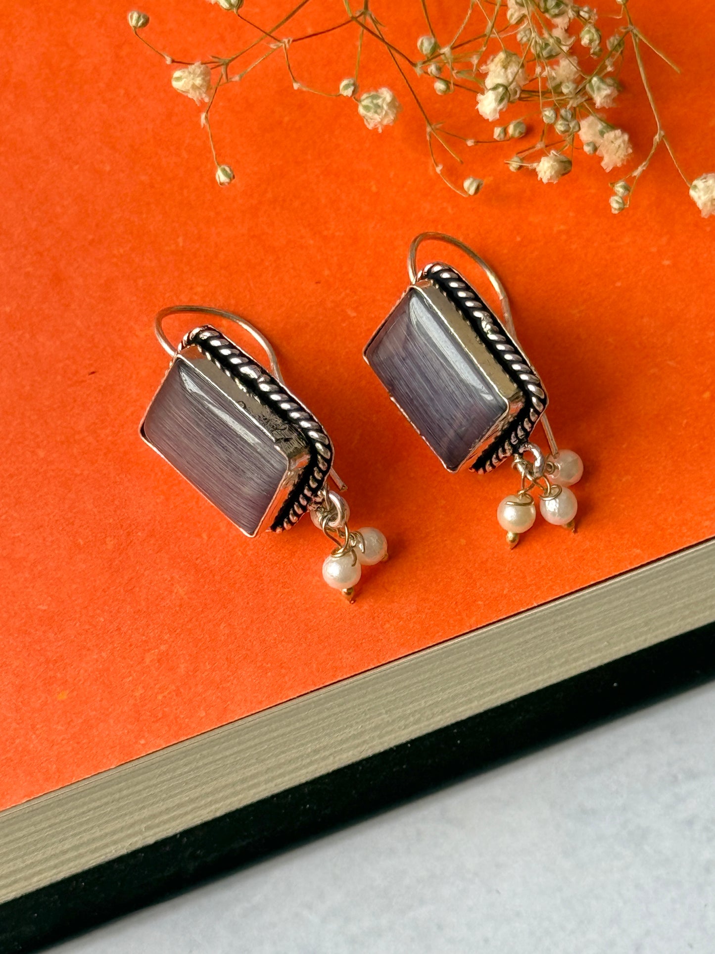 Silver Lookalike Daily Wear Hook Earrings