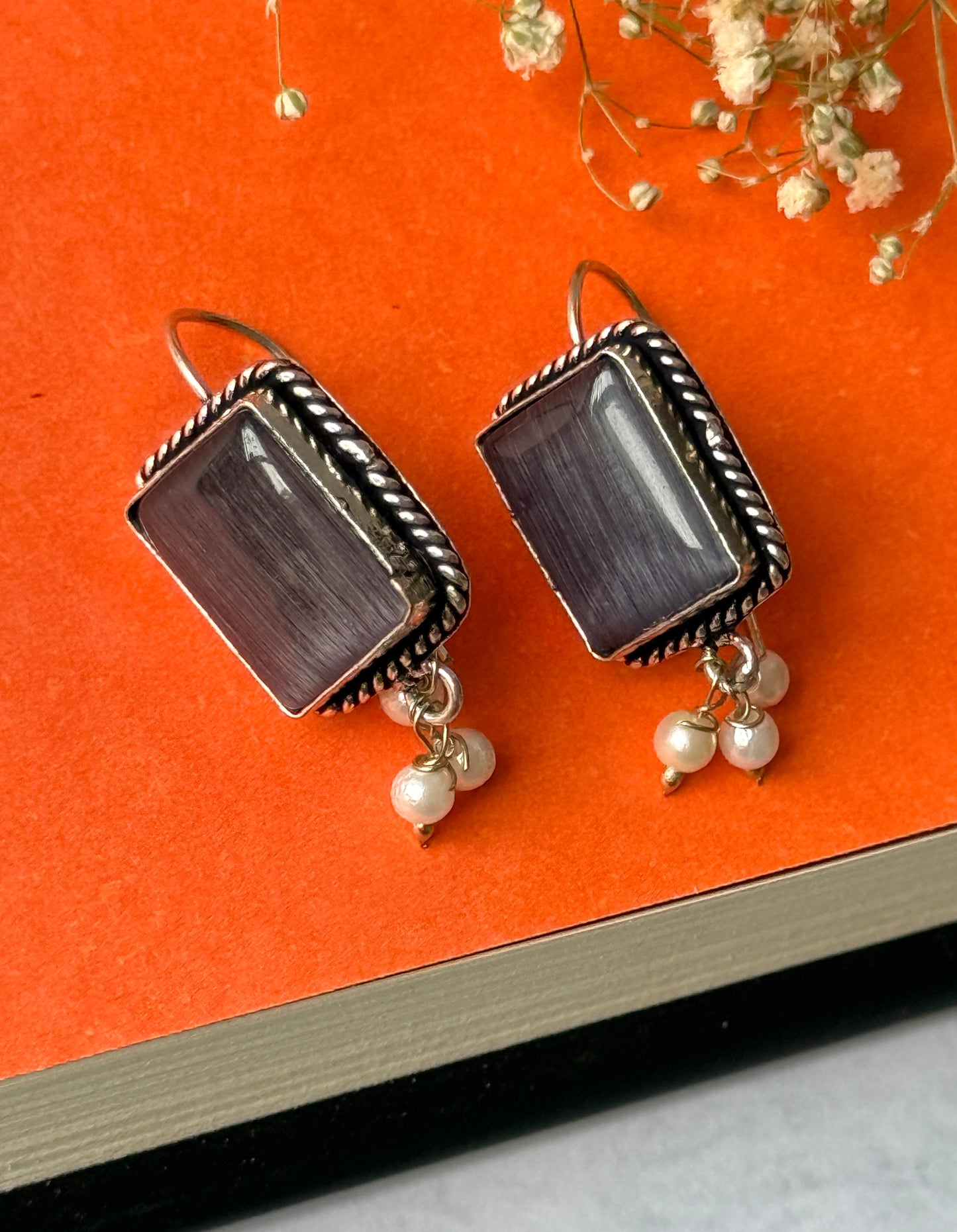 Silver Lookalike Daily Wear Hook Earrings