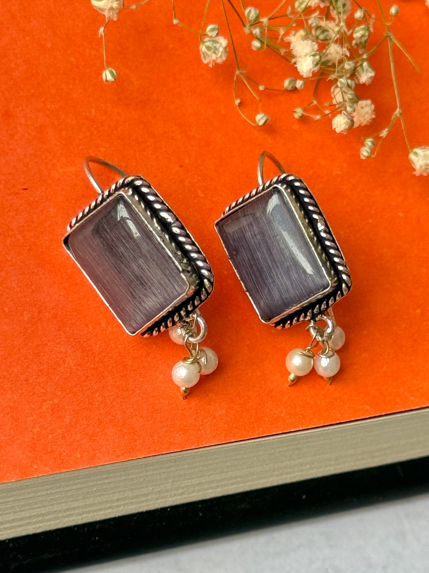 Silver Lookalike Daily Wear Hook Earrings