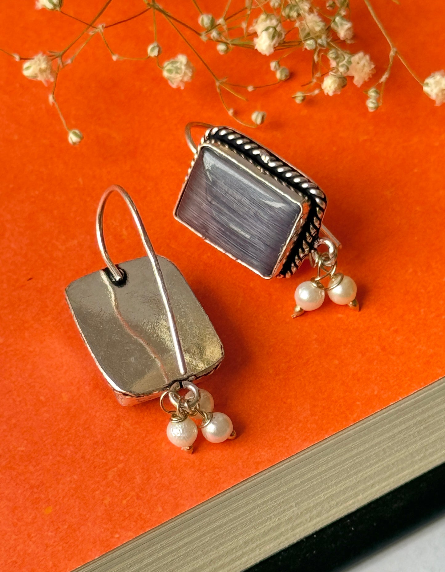 Silver Lookalike Daily Wear Hook Earrings