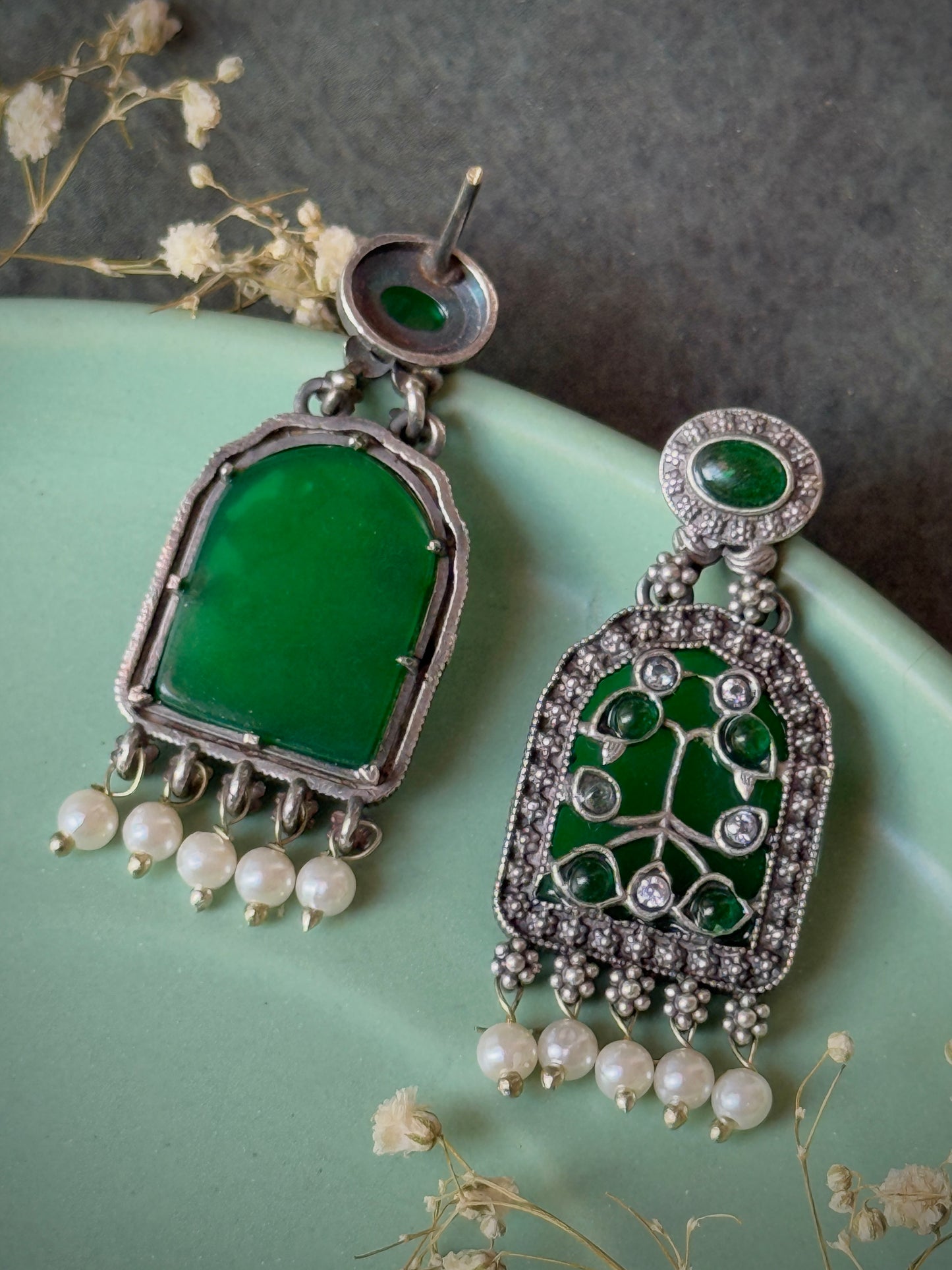Partywear Moissanite Stone Earrings for Women