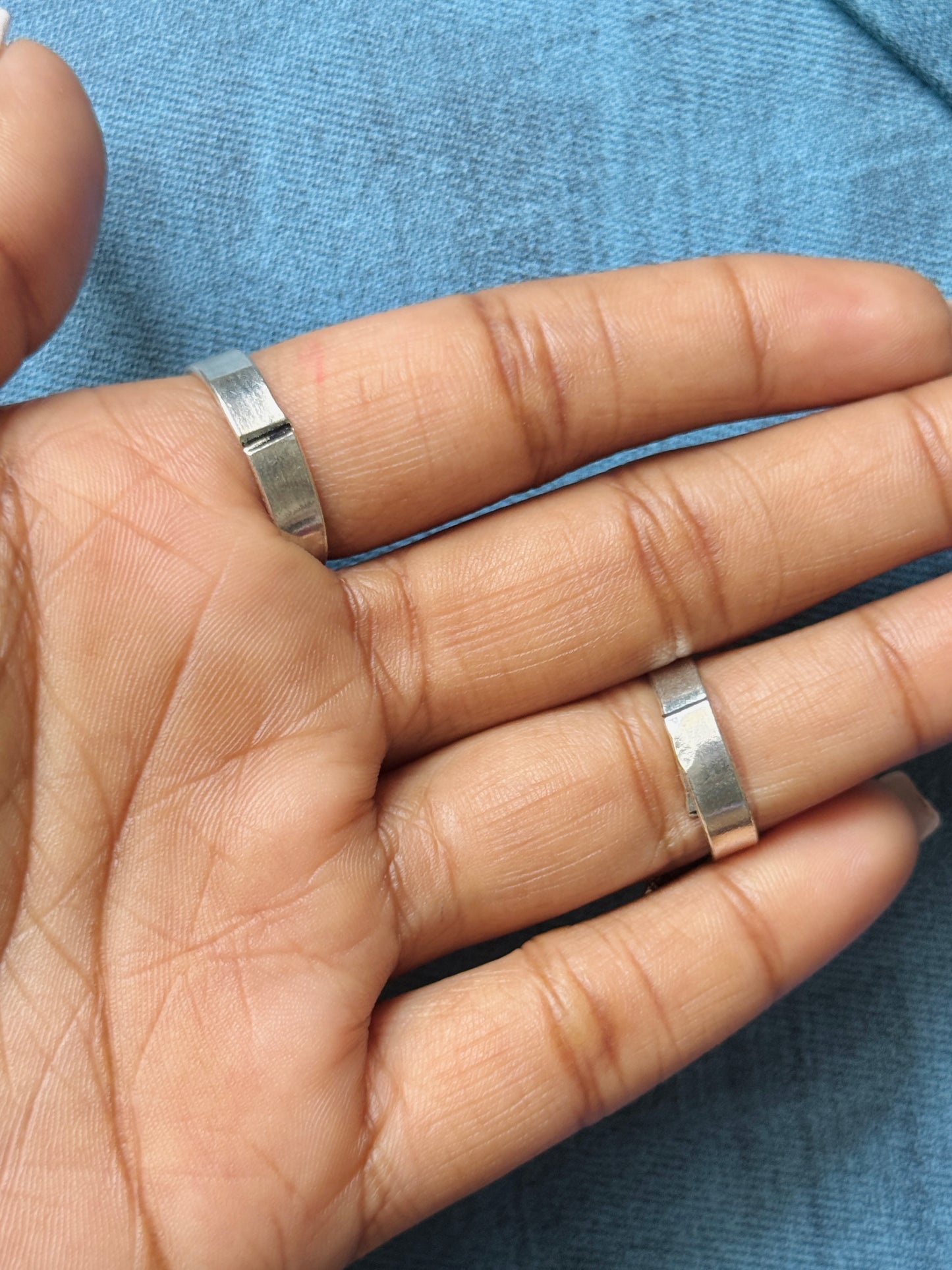 Moon & Star-Inspired Free-Size Ring for Women