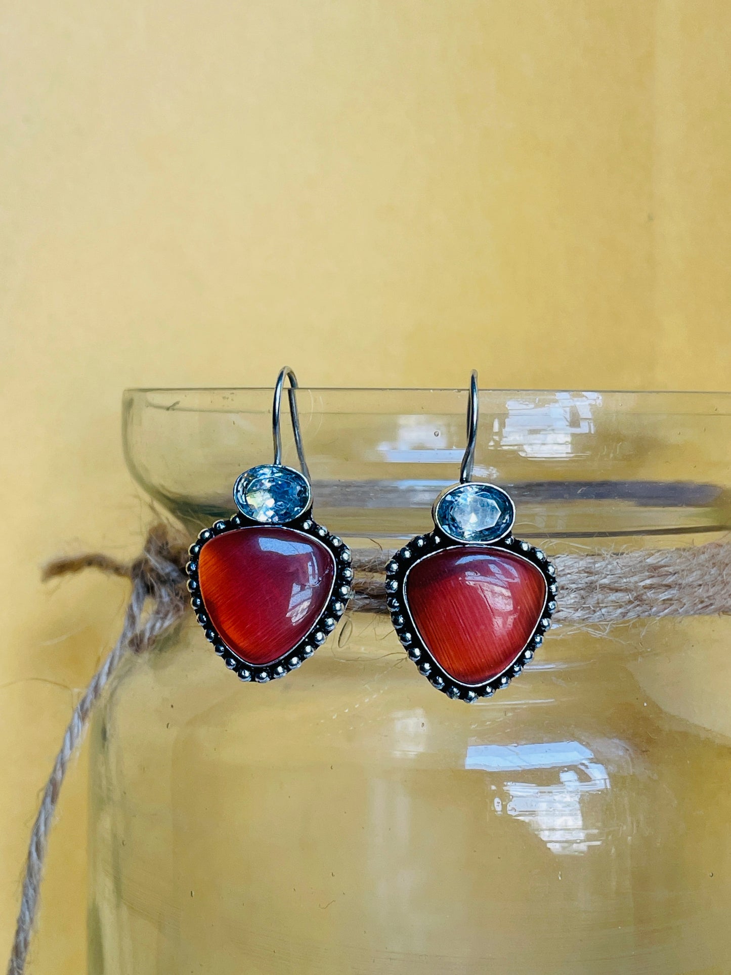 Twilight Double Stone Daily Wear Earrings