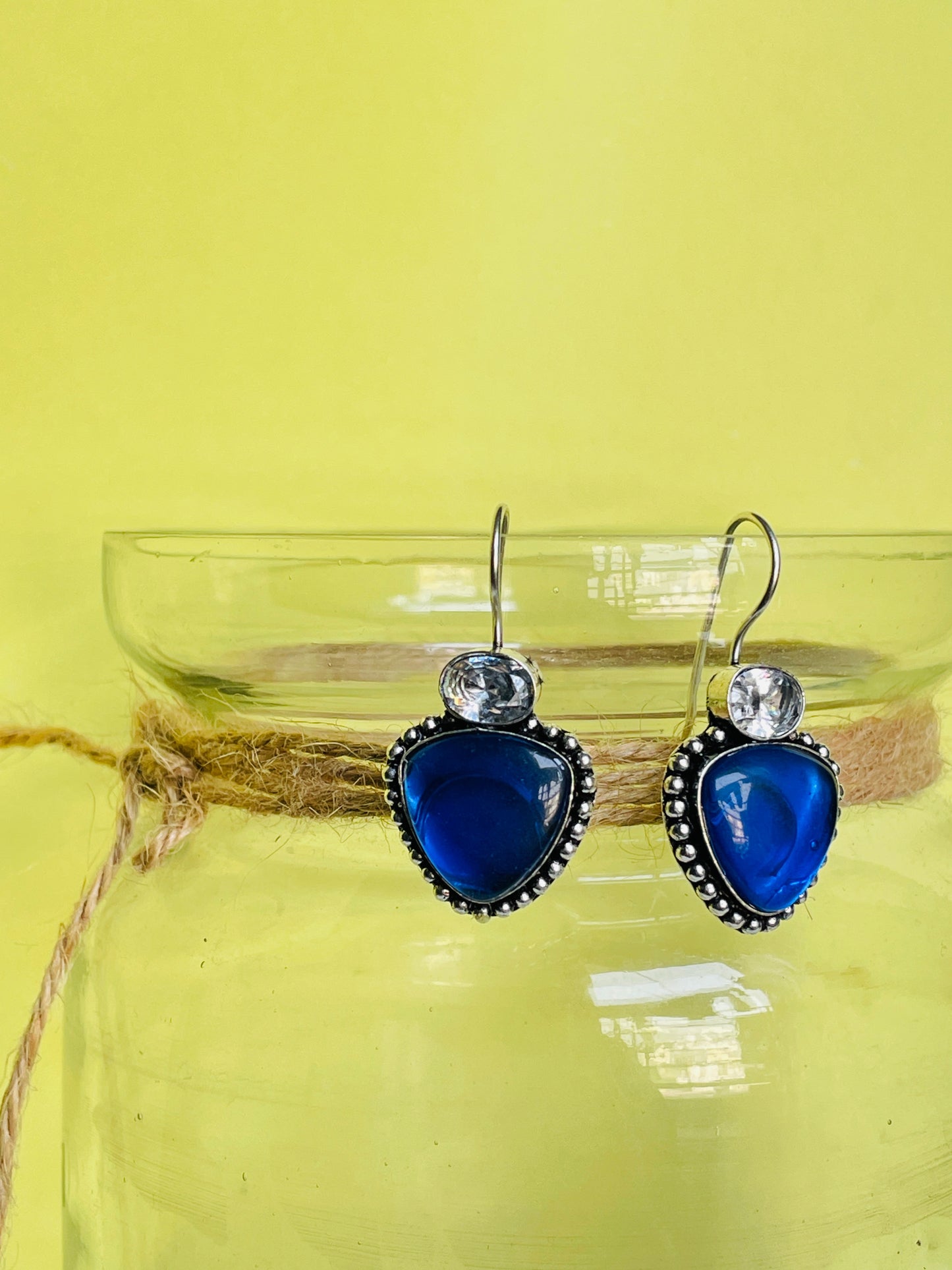 Twilight Double Stone Daily Wear Earrings