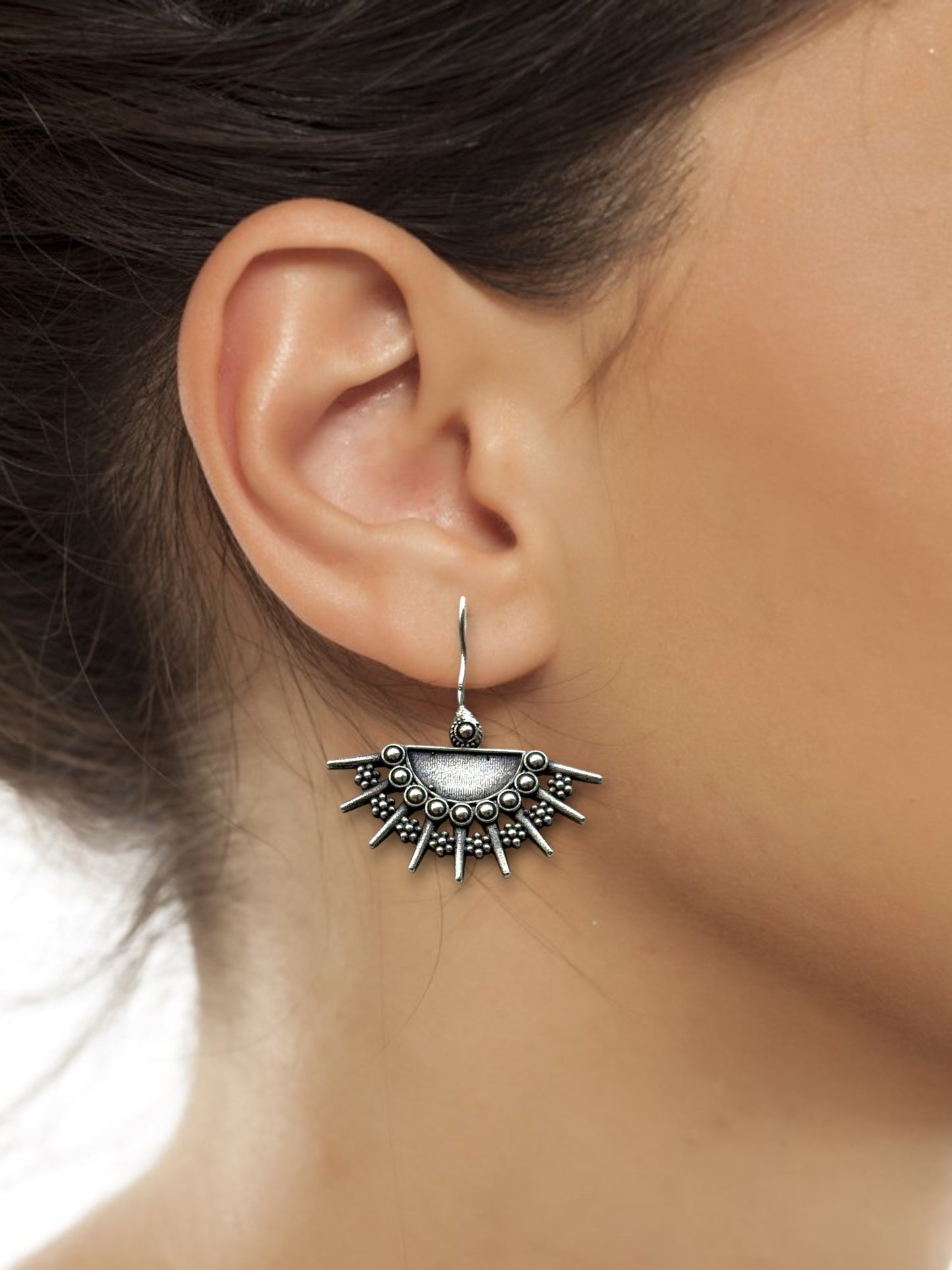 Silver Plated Drop Earrings
