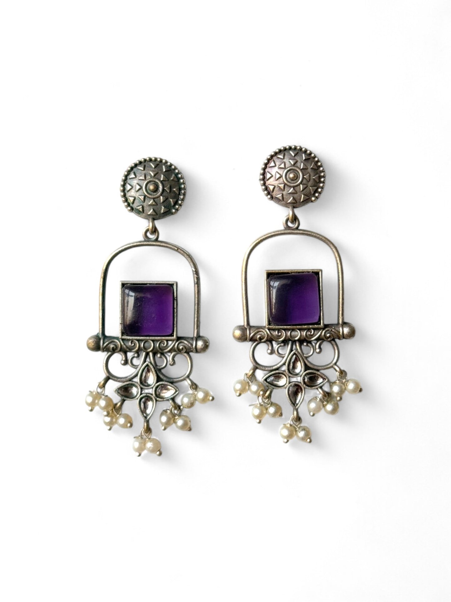 Elegant Dangling Pearl Earrings