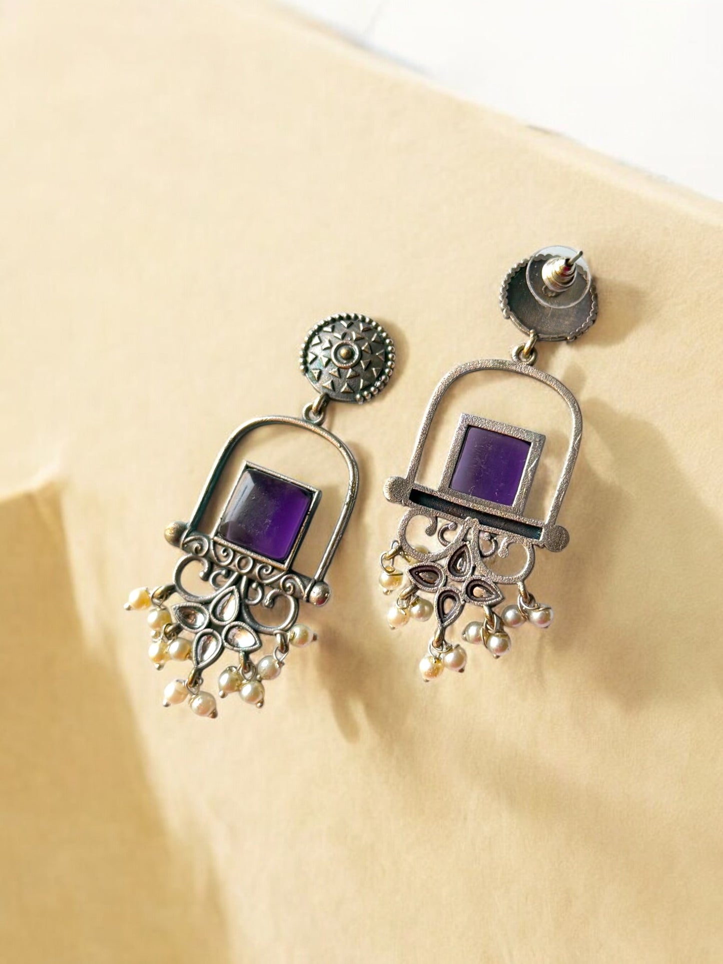 Elegant Dangling Pearl Earrings