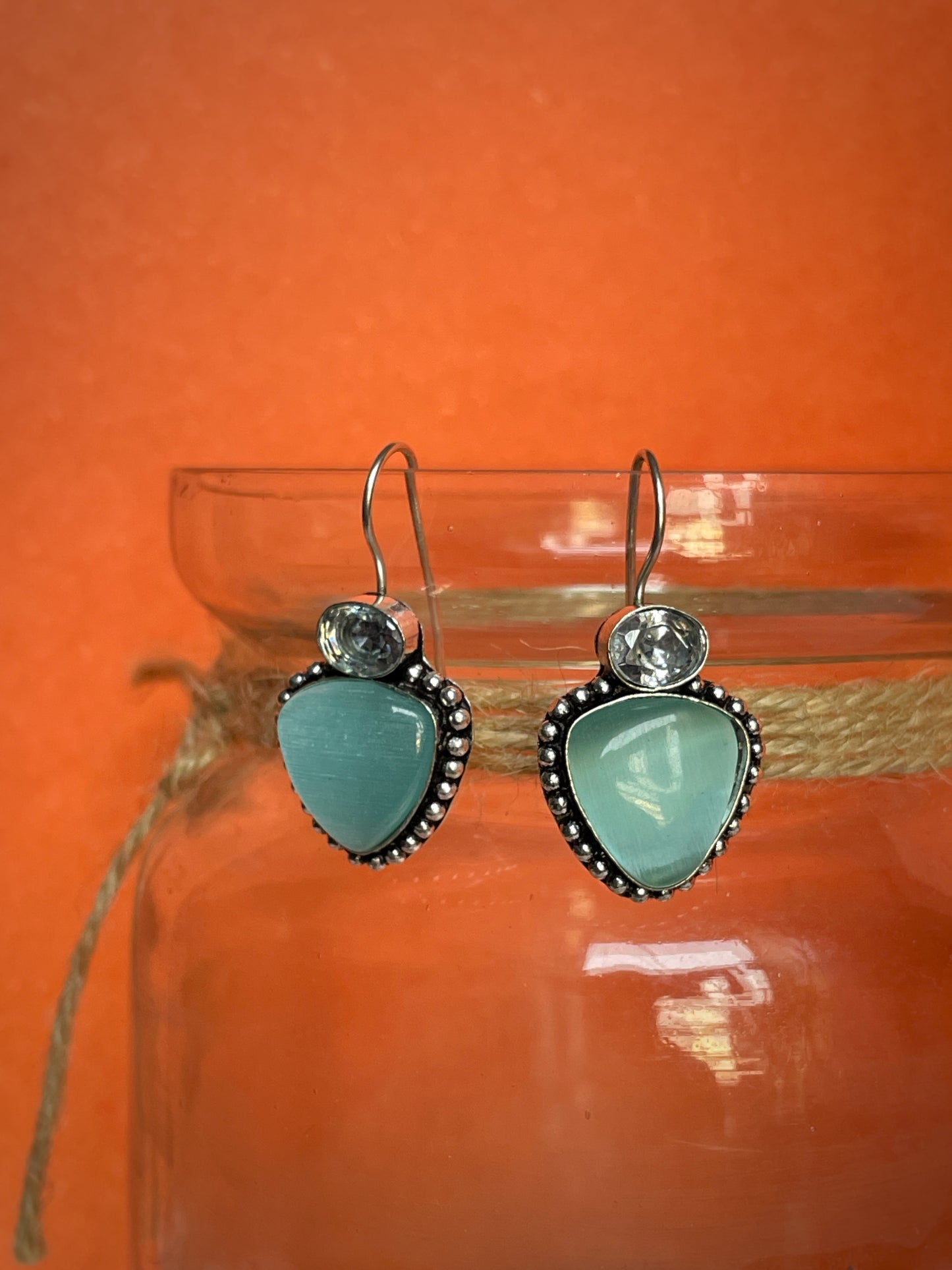 Twilight Double Stone Daily Wear Earrings
