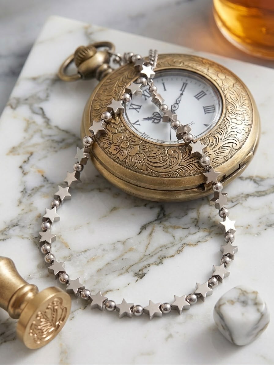 Celestial Star Charm Silver Replica Anklet – Anti Tarnish