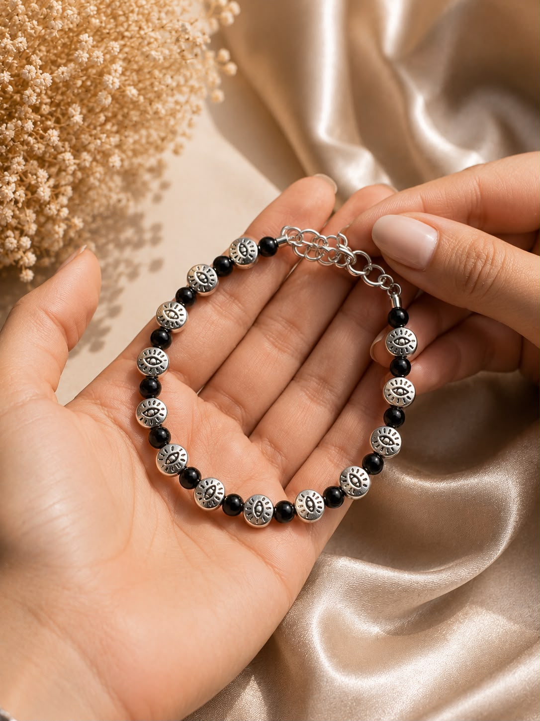 Nazar Protection Evil Eye Bracelet – Anti Tarnish | Free Size