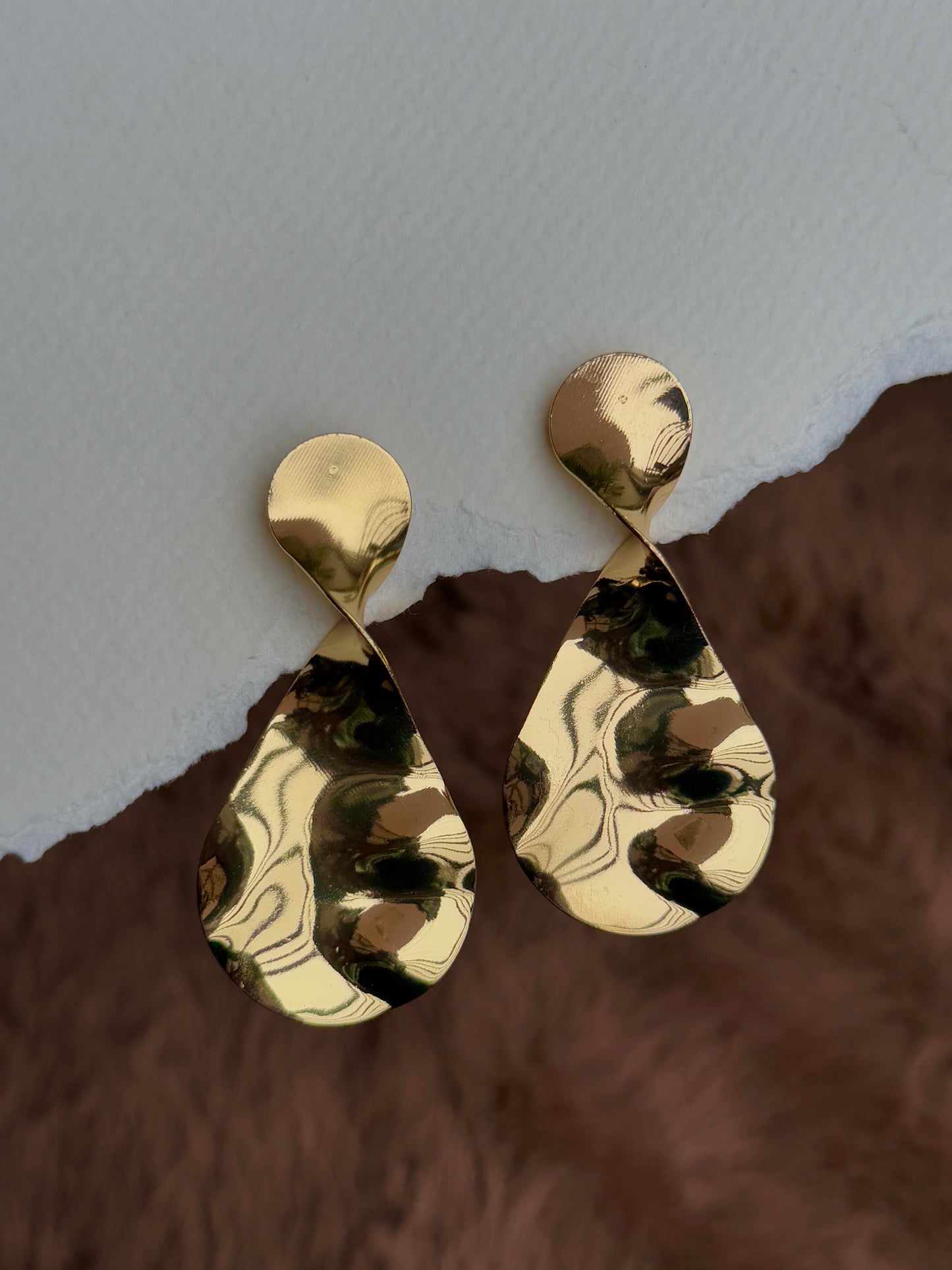 Anti-Tarnish Asymmetrical Earrings