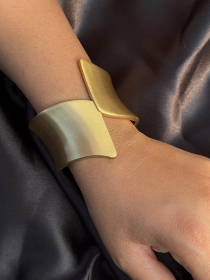 Anti-Tarnish Gold-Plated Matte Bracelets