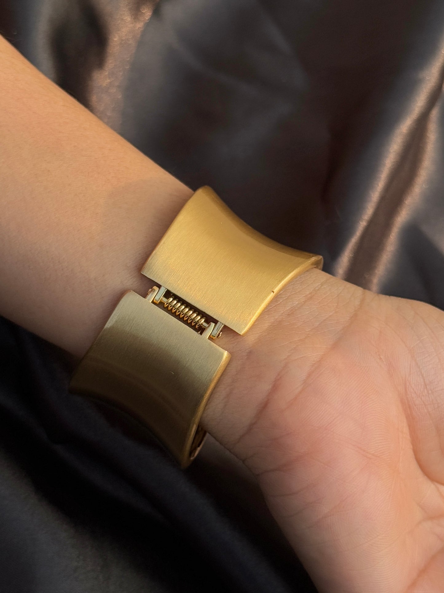 Anti-Tarnish Gold-Plated Matte Bracelets