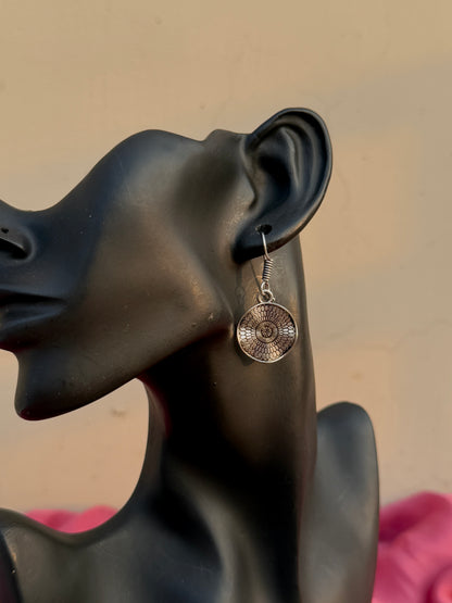 Sterling Silver Meshed Drop Earrings | 925 sterling silver