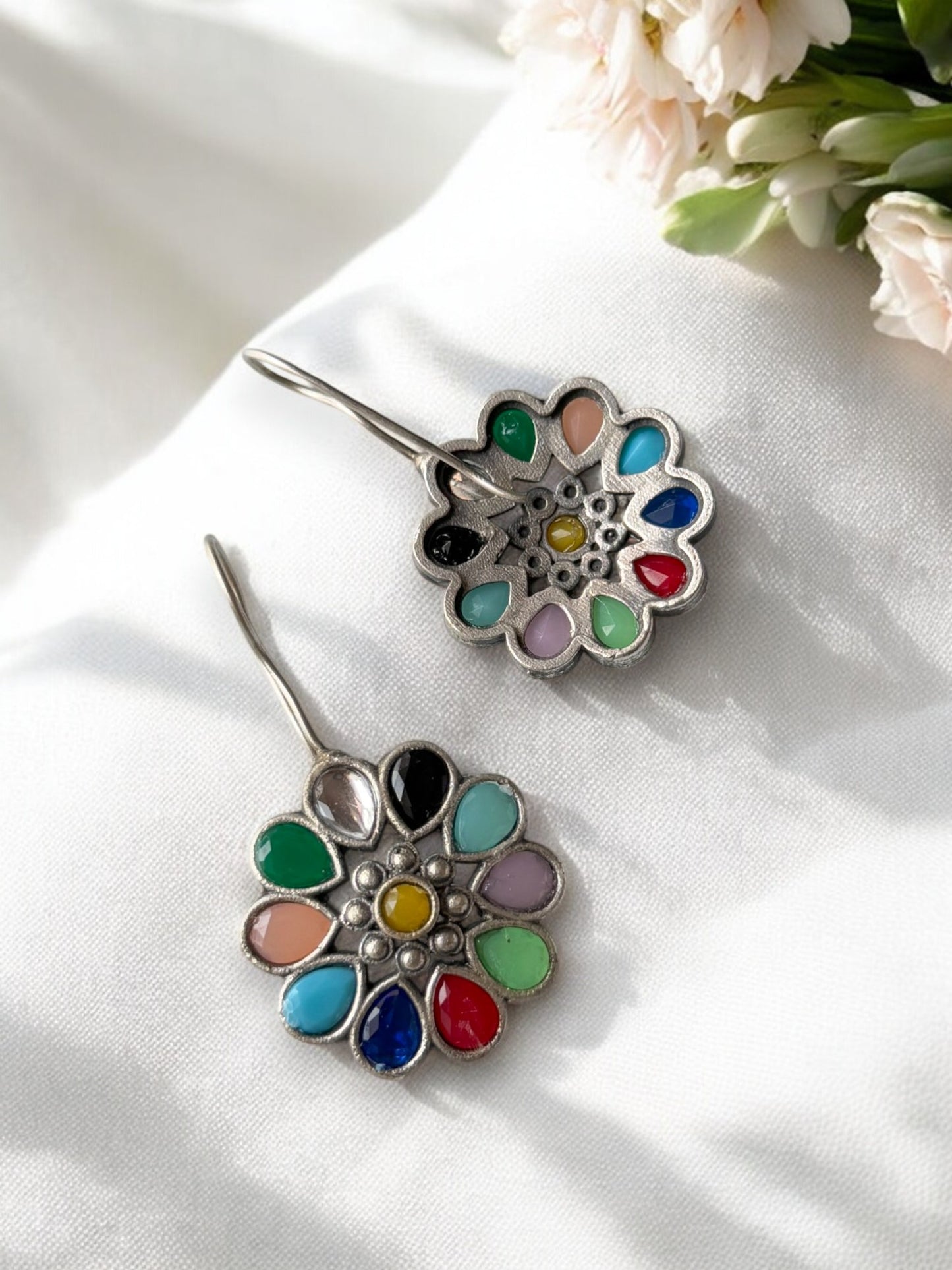 Multi-Color Daily Wear Hook Earrings