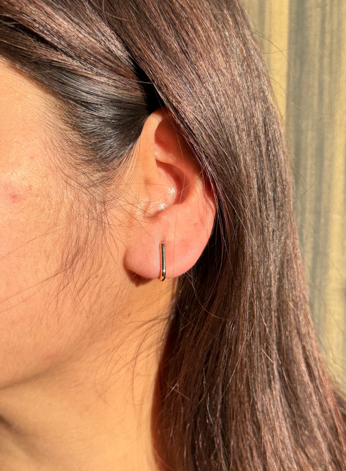 Anti-Tarnish Small Hoop 18KT Gold Plated Earrings | Waterproof & Hypoallergenic