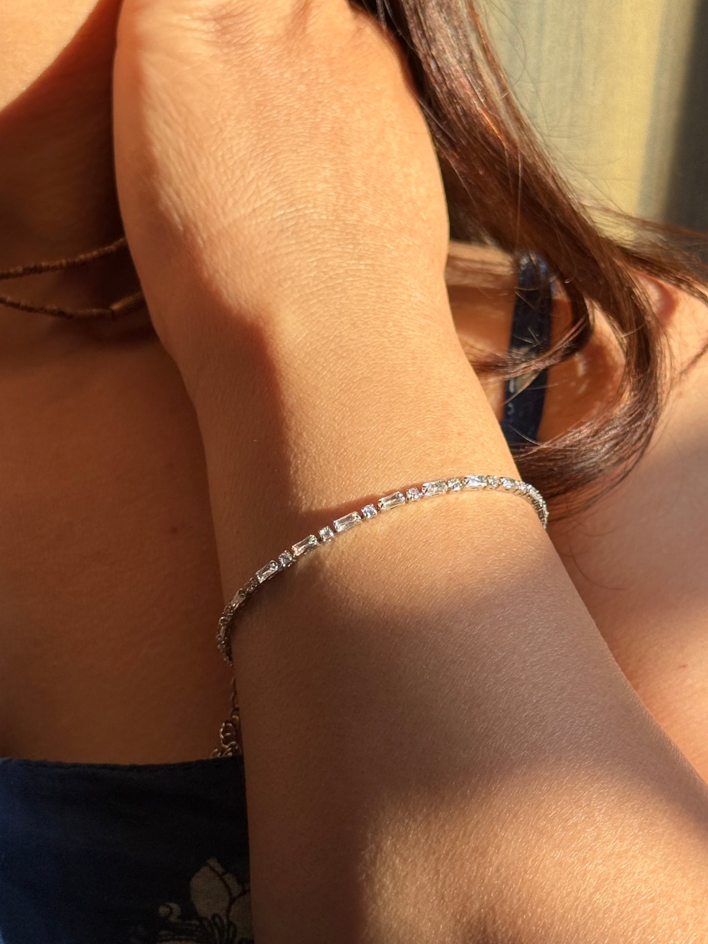 Timeless Elegance Anti-Tarnish Tennis Bracelet